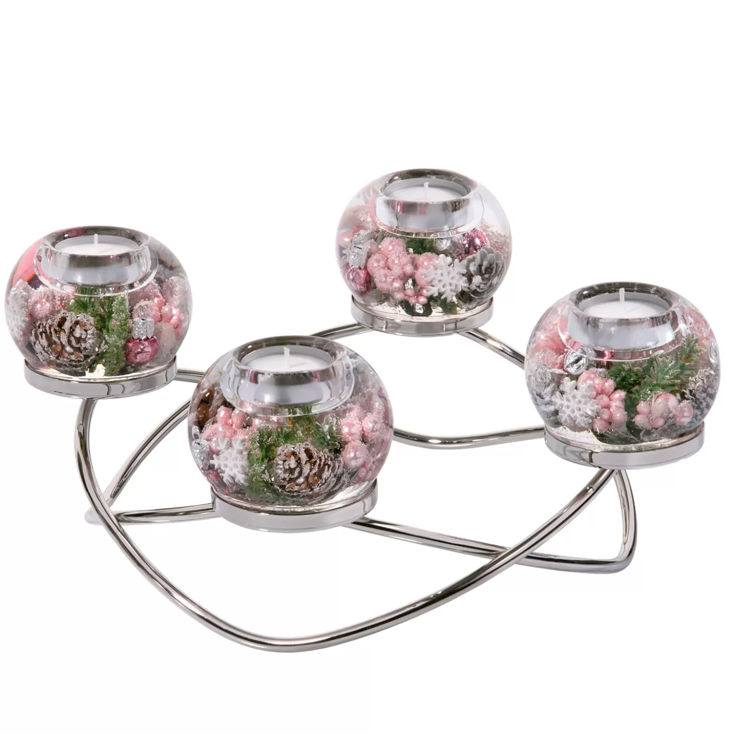 * Candle- & Tealight Holders>Dreamlight "Frozen Nature" - Candle Holder Ronda Smart