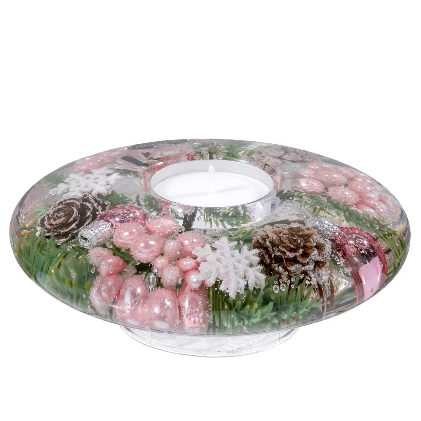 * Candle- & Tealight Holders>Dreamlight "Frozen Nature" - Candle Holder Ufo Medium