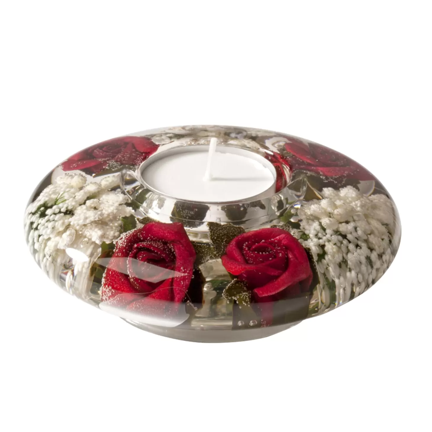 * Candle- & Tealight Holders>Dreamlight "Pretty Rose" - Kerzenhalter Ufo Mini