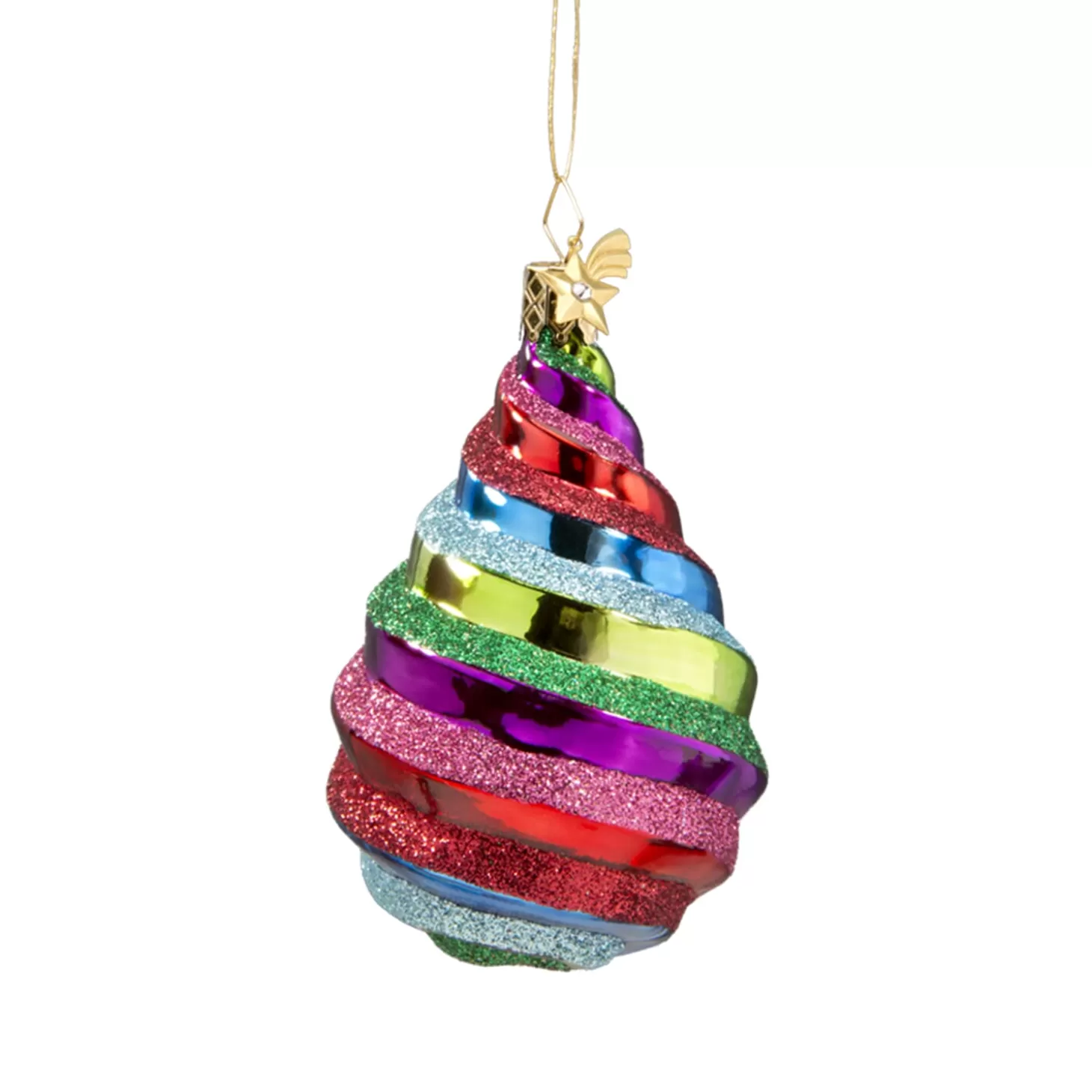 Poesie in Glas Tree Baubles And Set Offers>Drop Multicolored