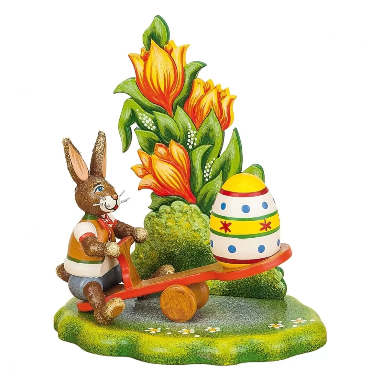 Hubrig Volkskunst Hubrig Miniatures>Easter Egg Seesaw