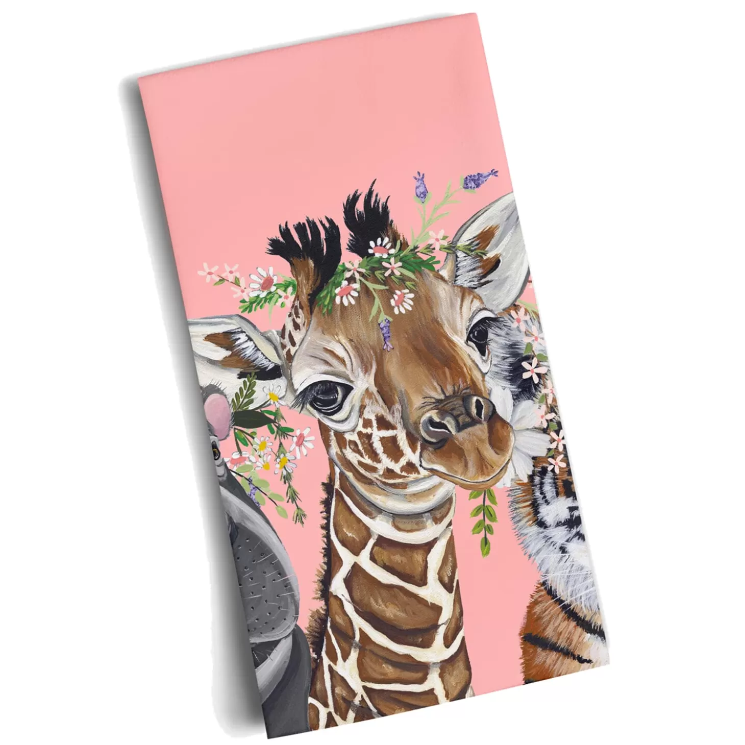 * Table Decorations>Flora & Fauna - Jungle Crew Tea Towel