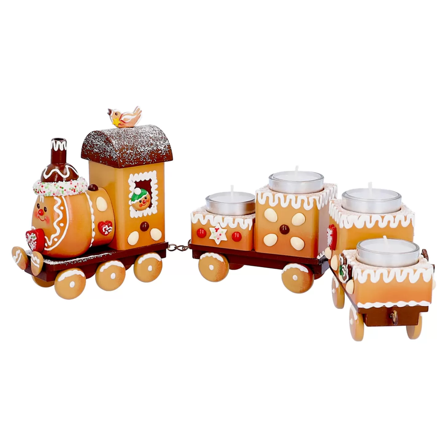 * Incense Smokers>Gingerbread Incense Smoker Train "Wonderful Advent Season"