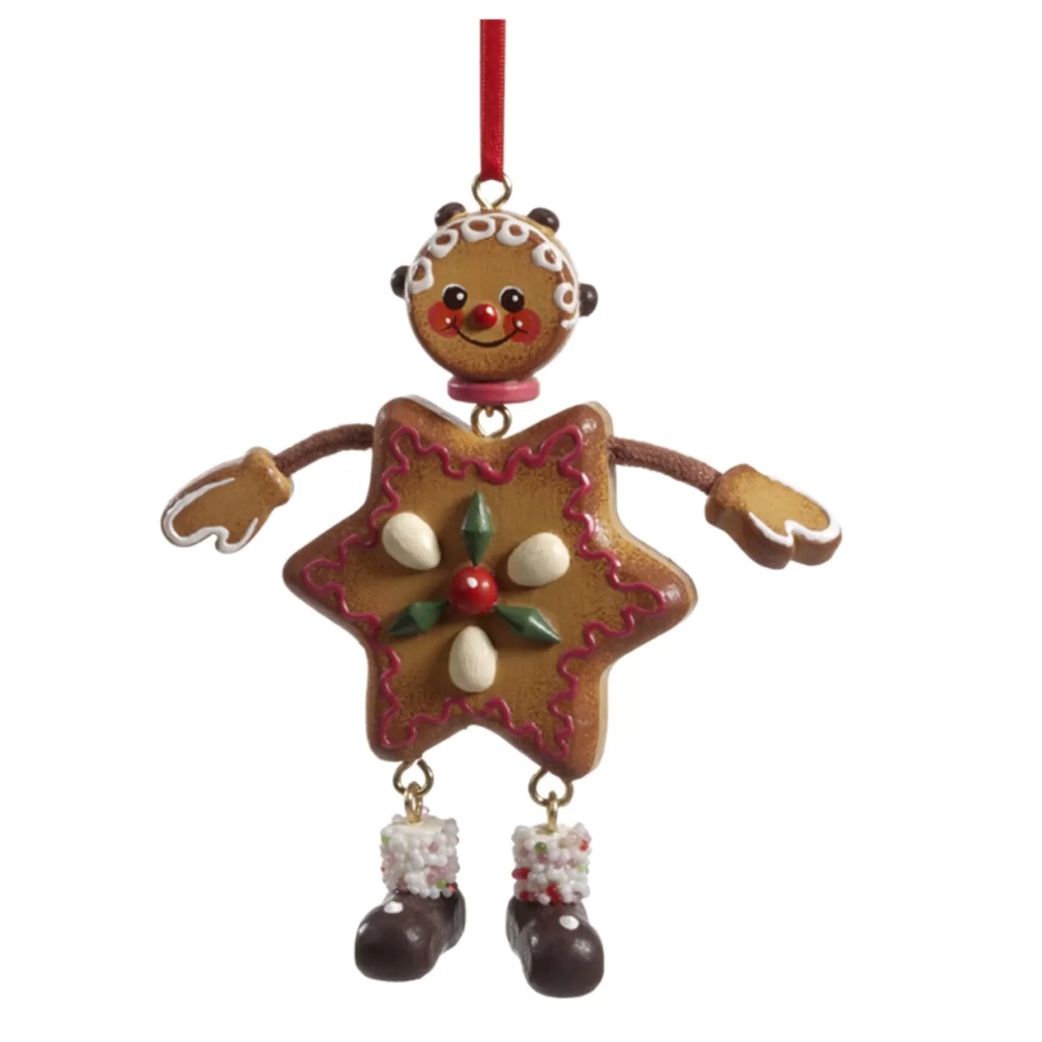 * Wood Tree Decorations>Gingerbread Woman