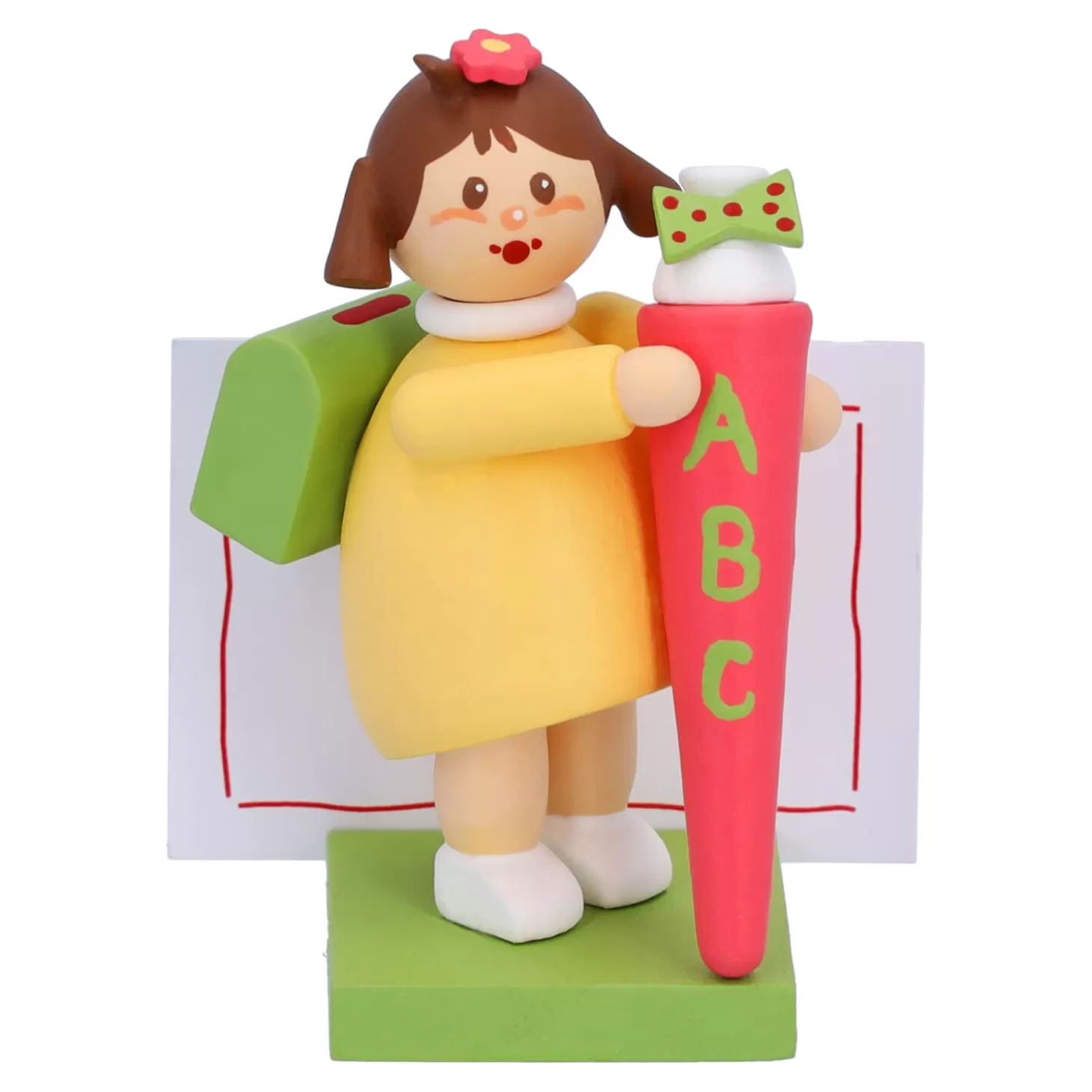 * Kathe's Original Figurines>Girl's First Day Of School