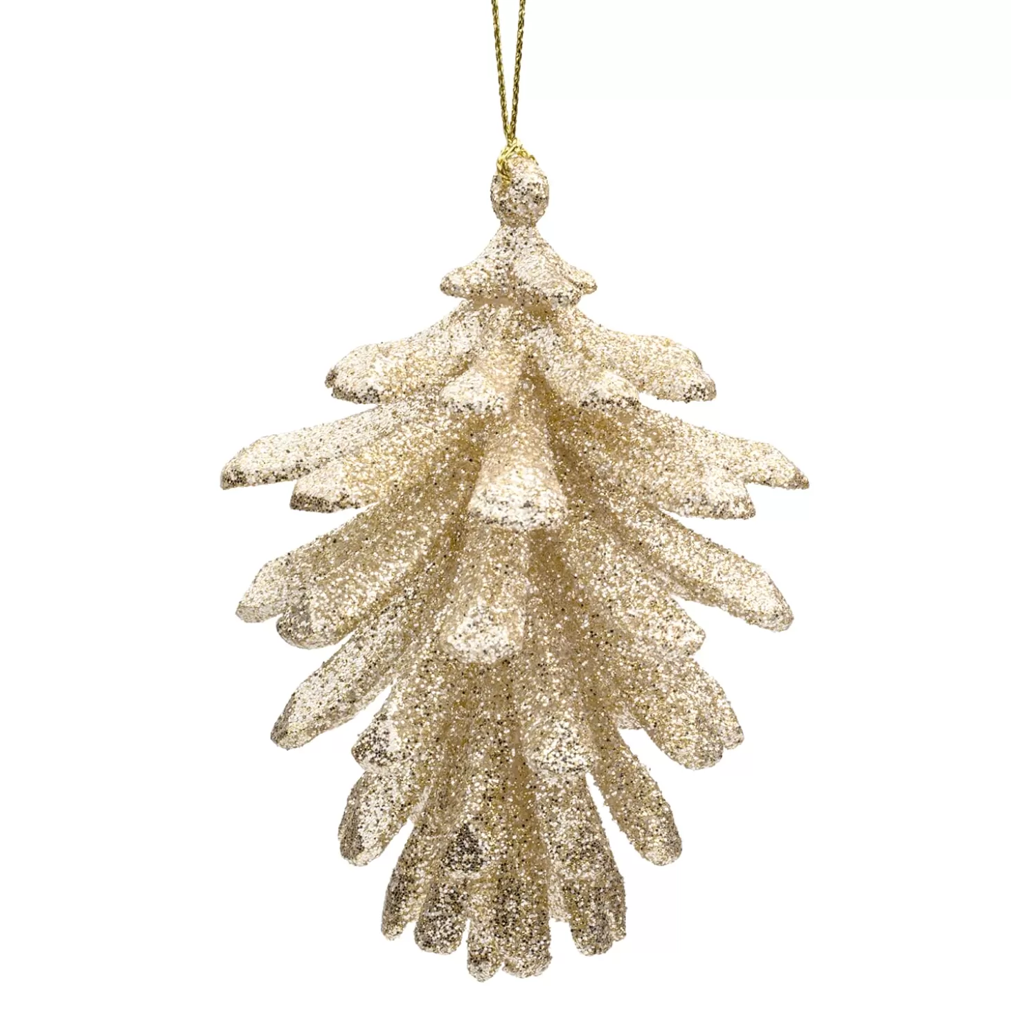 * Resin Tree Decorations>Glittering Cone