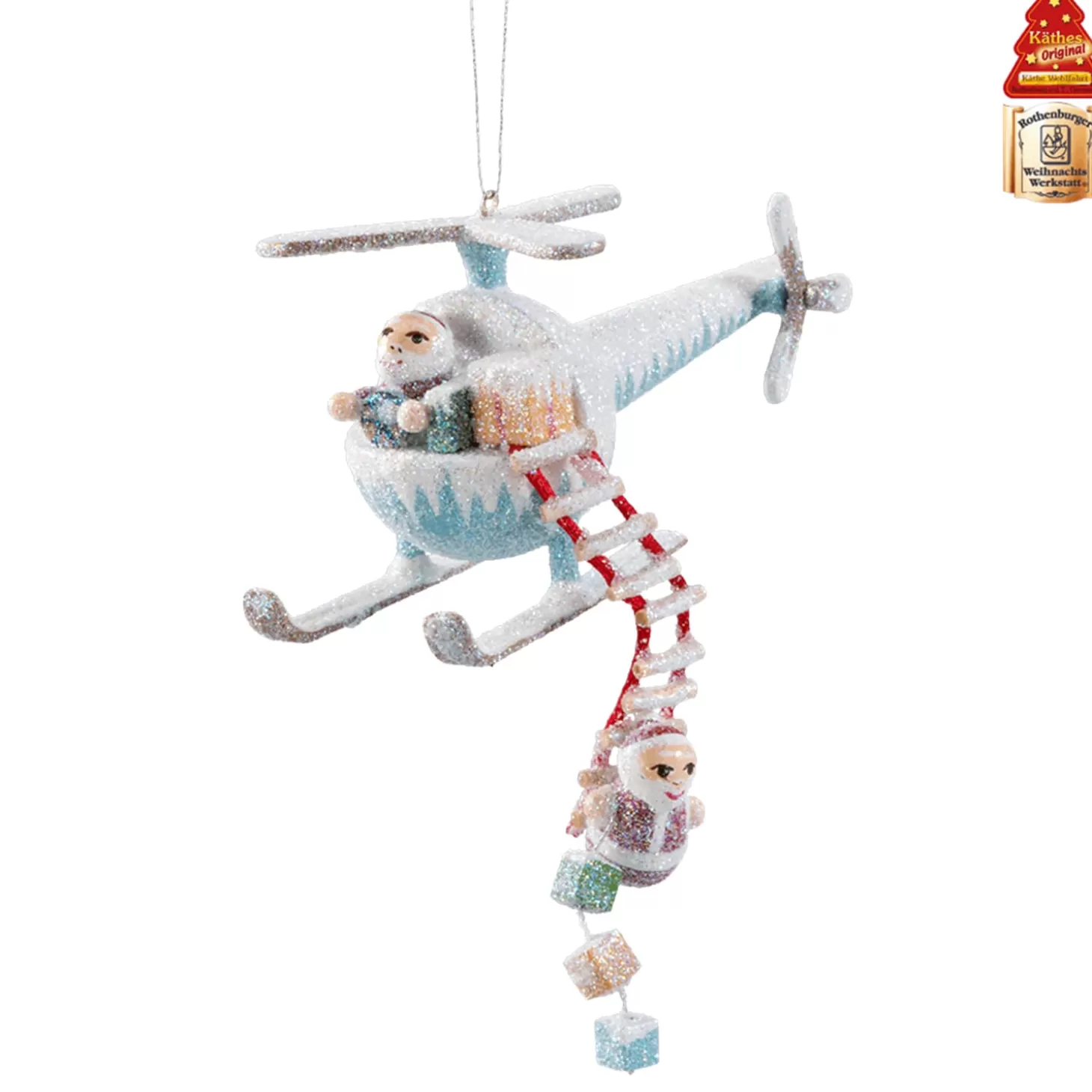 * Wood Tree Decorations>Helicopter