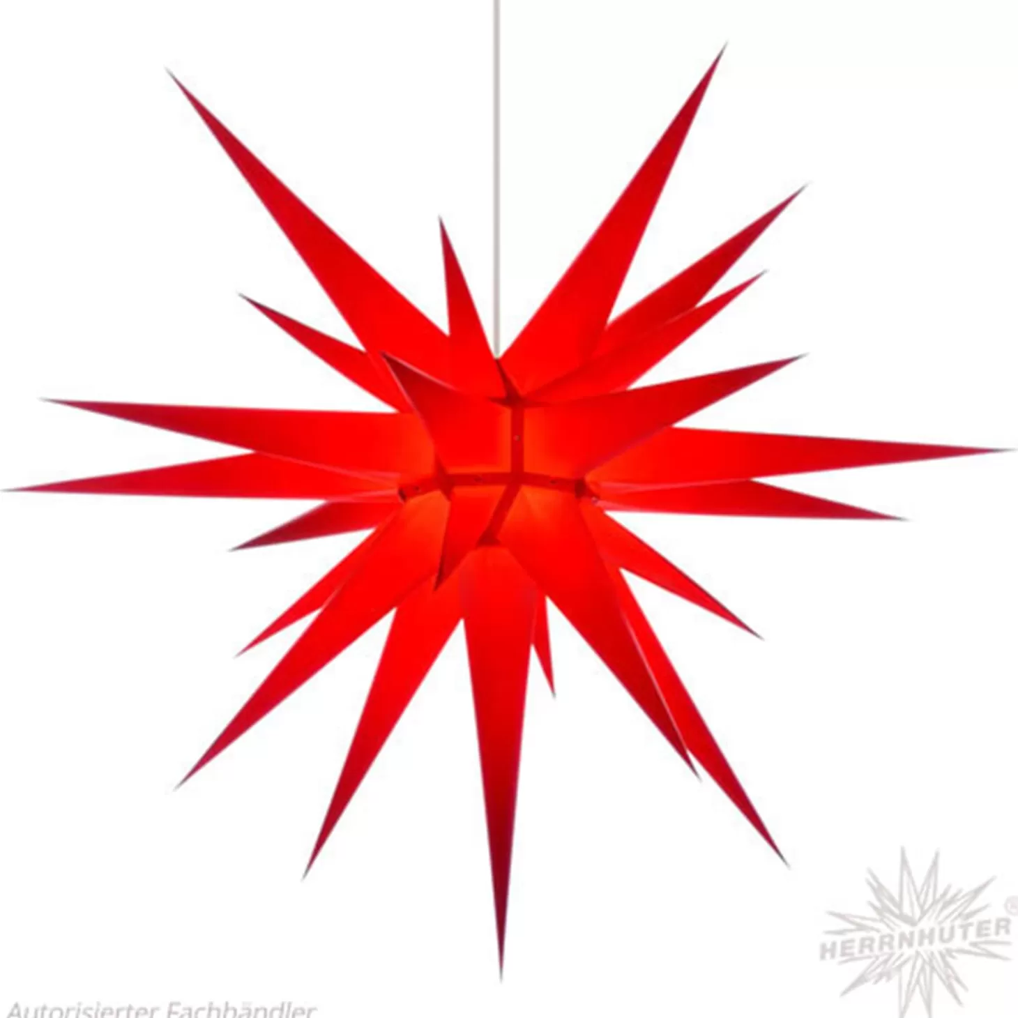 Herrnhuter Sterne Stars>Herrnhuter Paper Star, Red, 31.5Inch