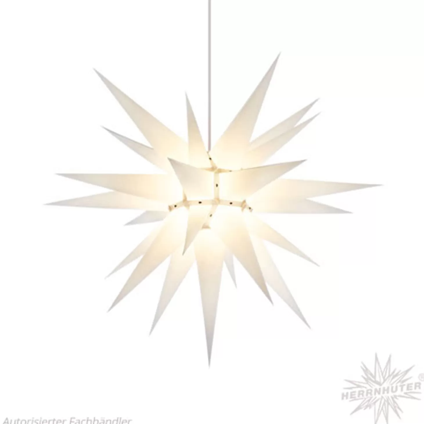 Herrnhuter Sterne Stars>Herrnhuter Paper Star, White, 27.6Inch