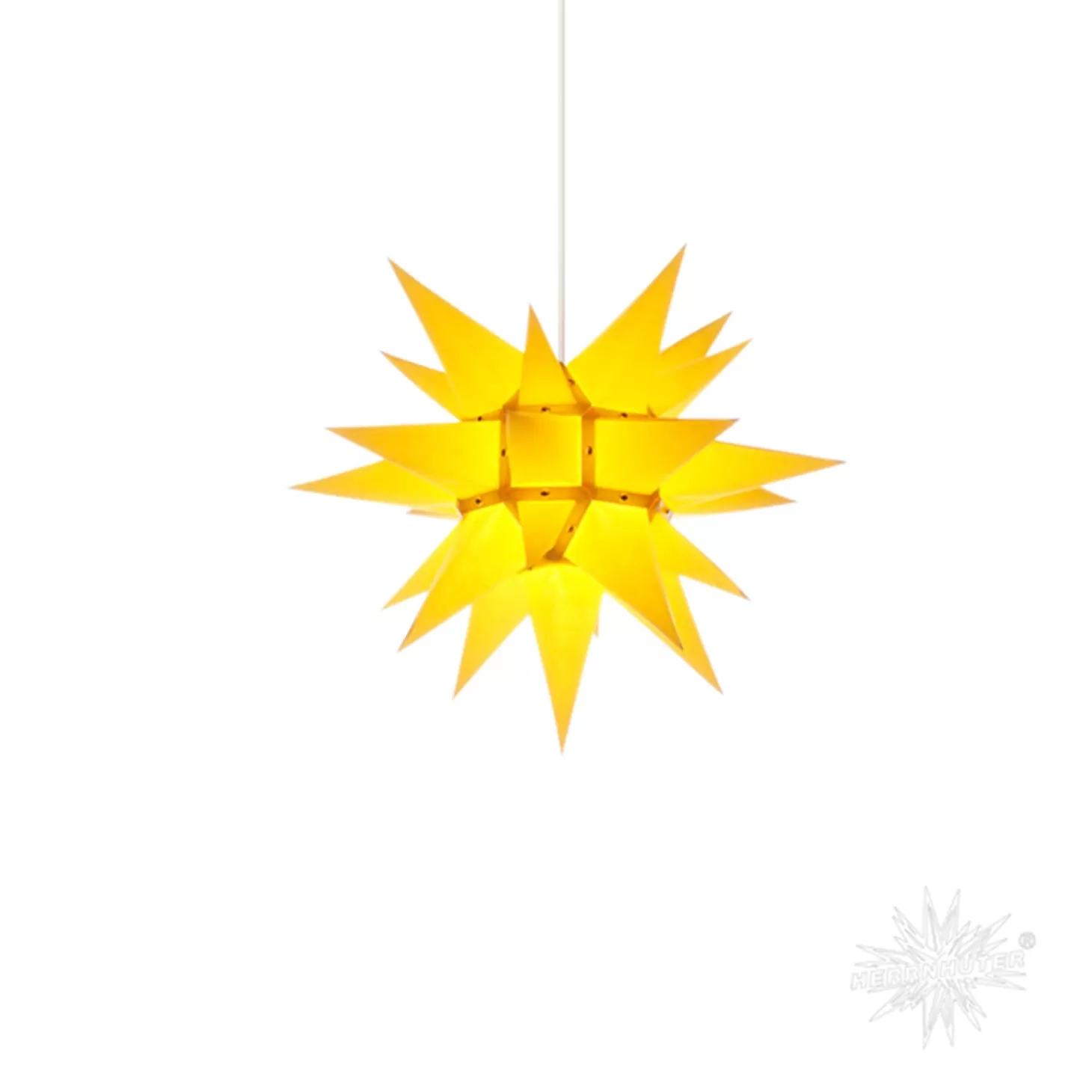 Herrnhuter Sterne Stars>Herrnhuter Paper Star, Yellow, 15.75Inch