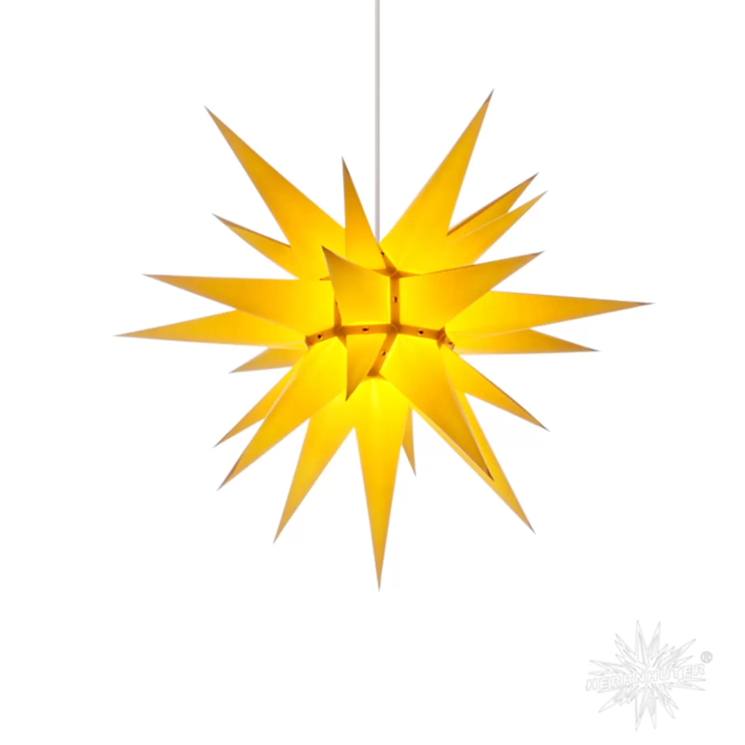 Herrnhuter Sterne Stars>Herrnhuter Paper Star, Yellow, 23.6Inch