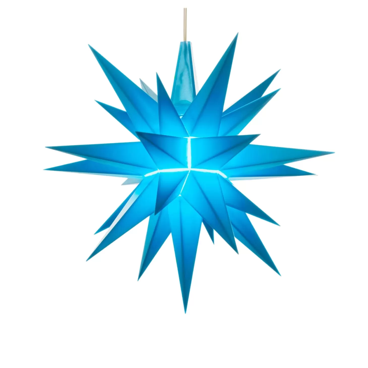 Herrnhuter Sterne Stars>Herrnhuter Star Blue, 5.12Inch, Plastic