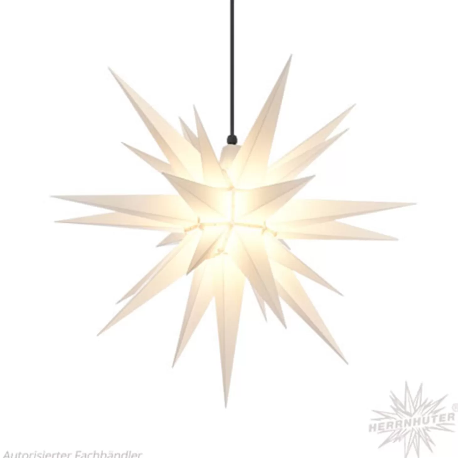 Herrnhuter Sterne Stars>Herrnhuter Star, White, 26.8Inch, Plastic