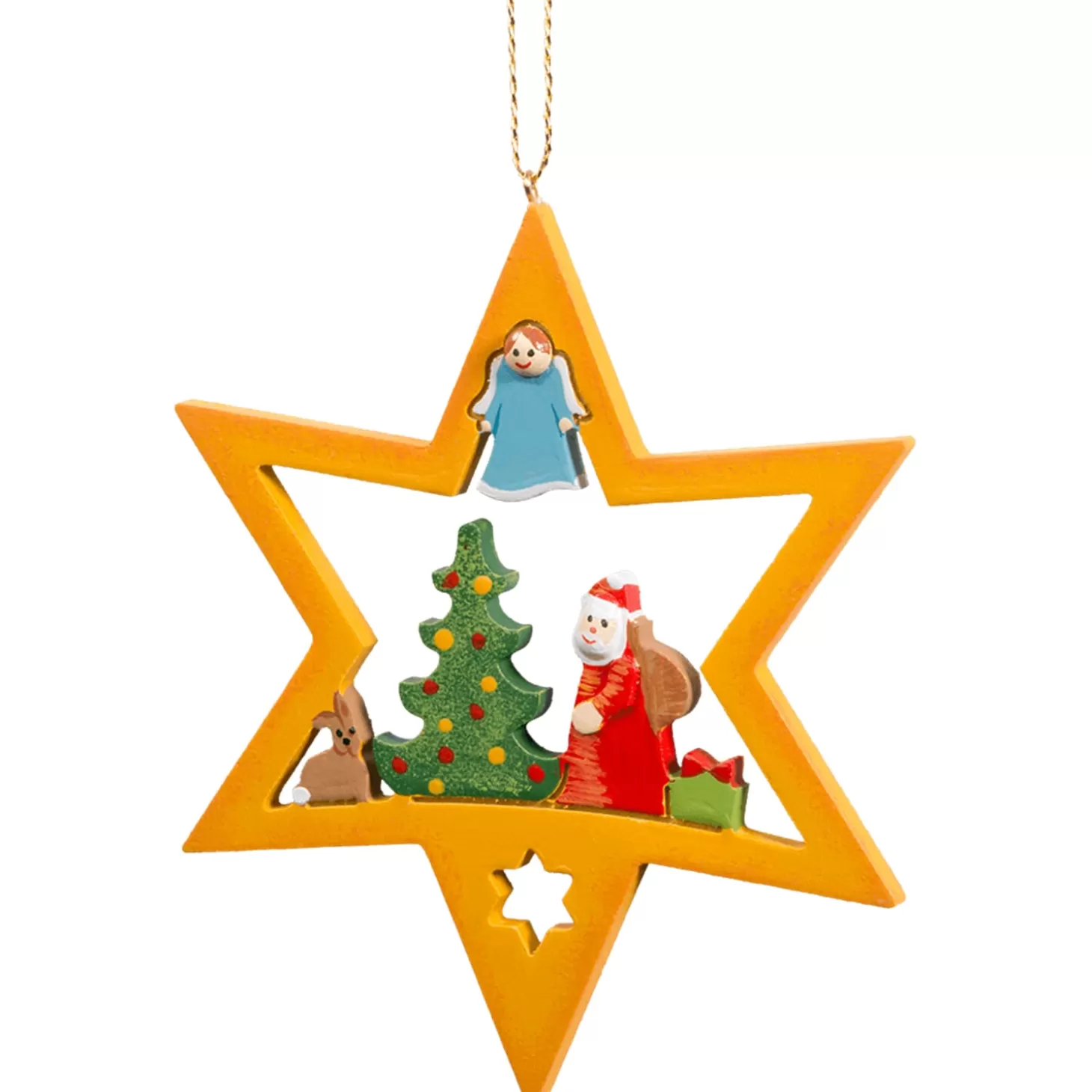 * Wood Tree Decorations>Holiday Greetings