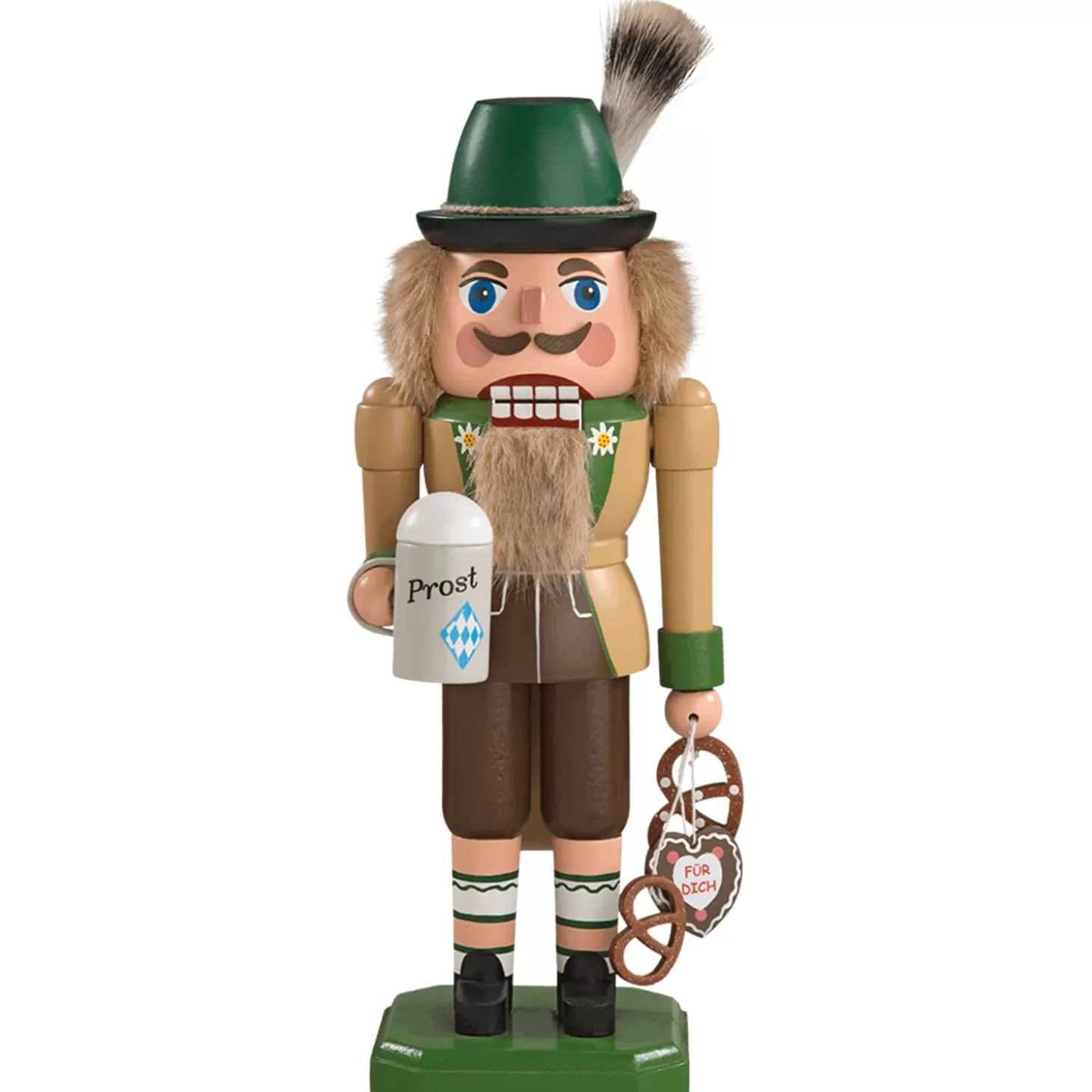 * Bavaria Souvenirs>Holzknackl "Bavarian", 10.6 Inch