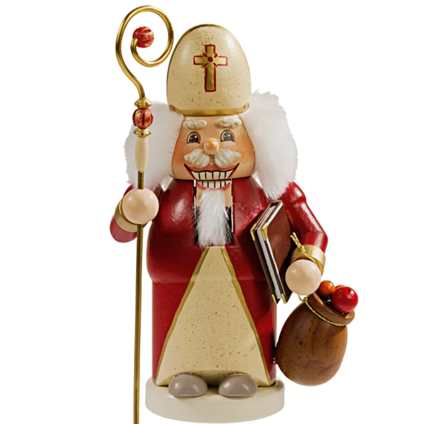 * Nutcrackers>Holzknackl "Saint Nicholas", 5.5Inch