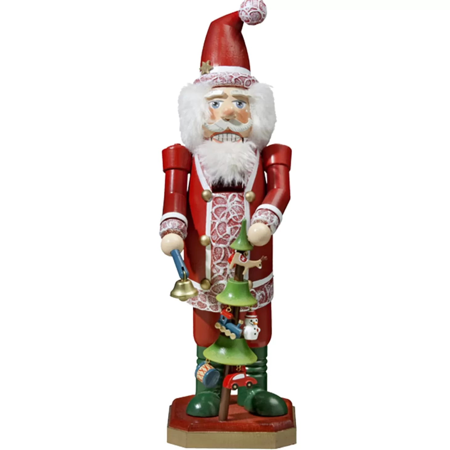 * Nutcrackers>Holzknackl "Santa Claus", 11.2 Inch