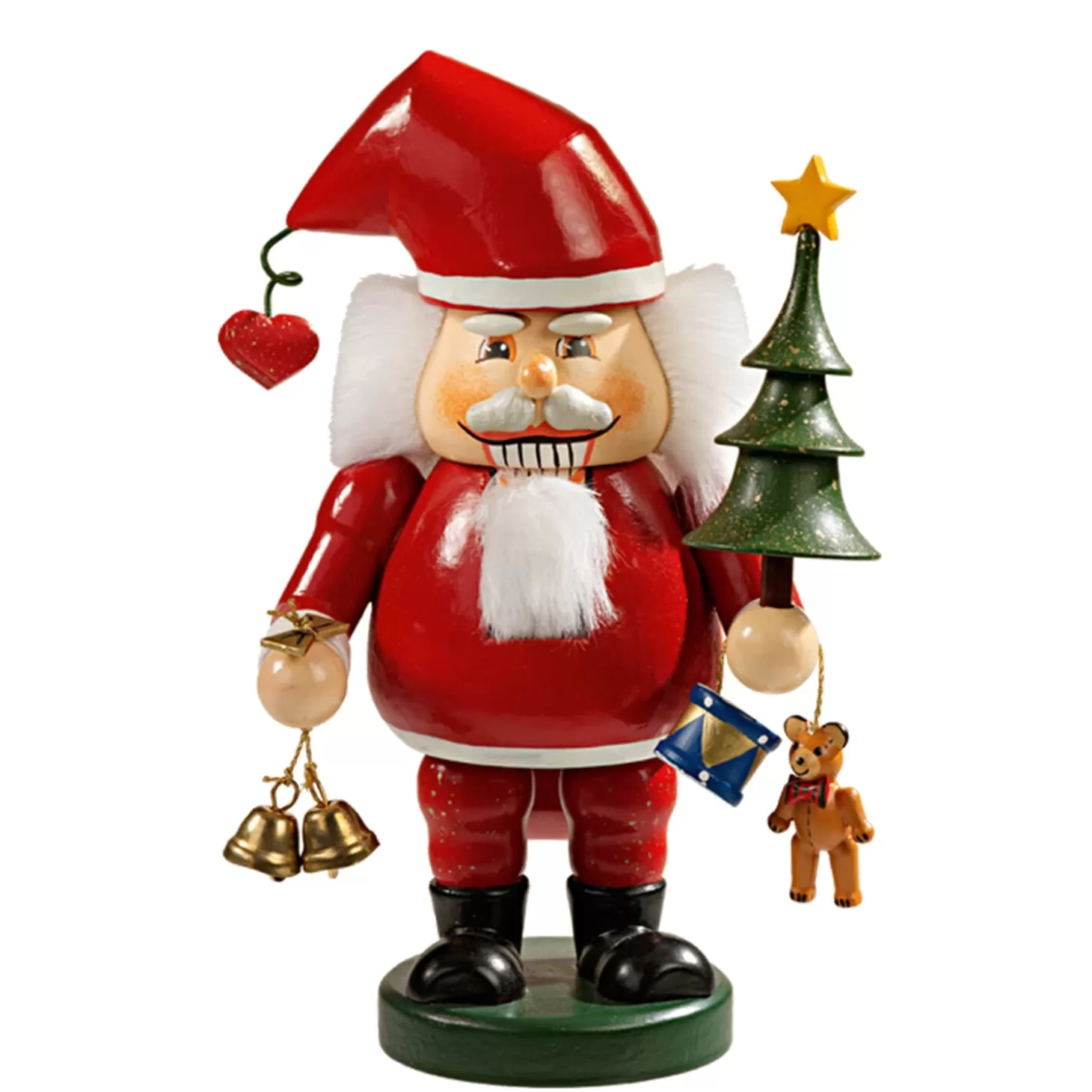 * Nutcrackers>Holzknackl "Santa Claus", 5.3 Inch