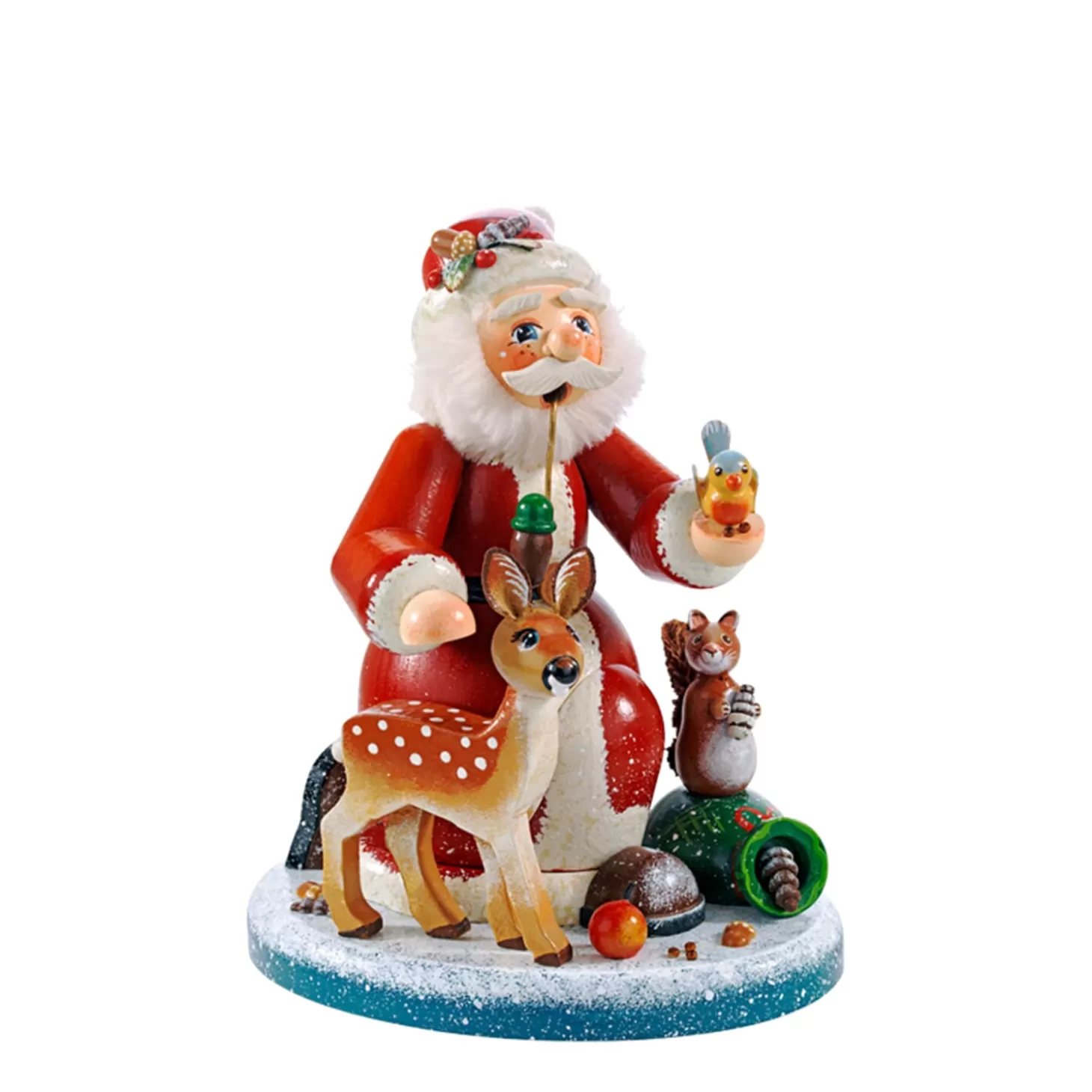 * Incense Smokers>Holzknoddl "Animal Christmas", Incense Smoker