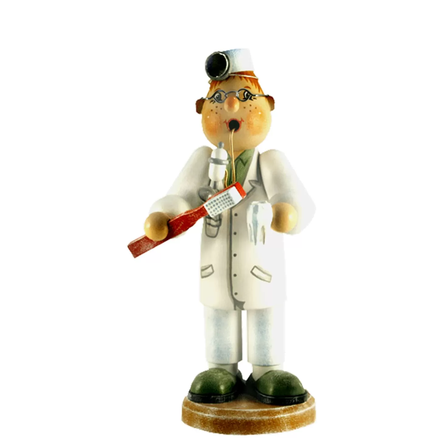 * Incense Smokers>Holzknoddl "Dentist", Incense Smoker