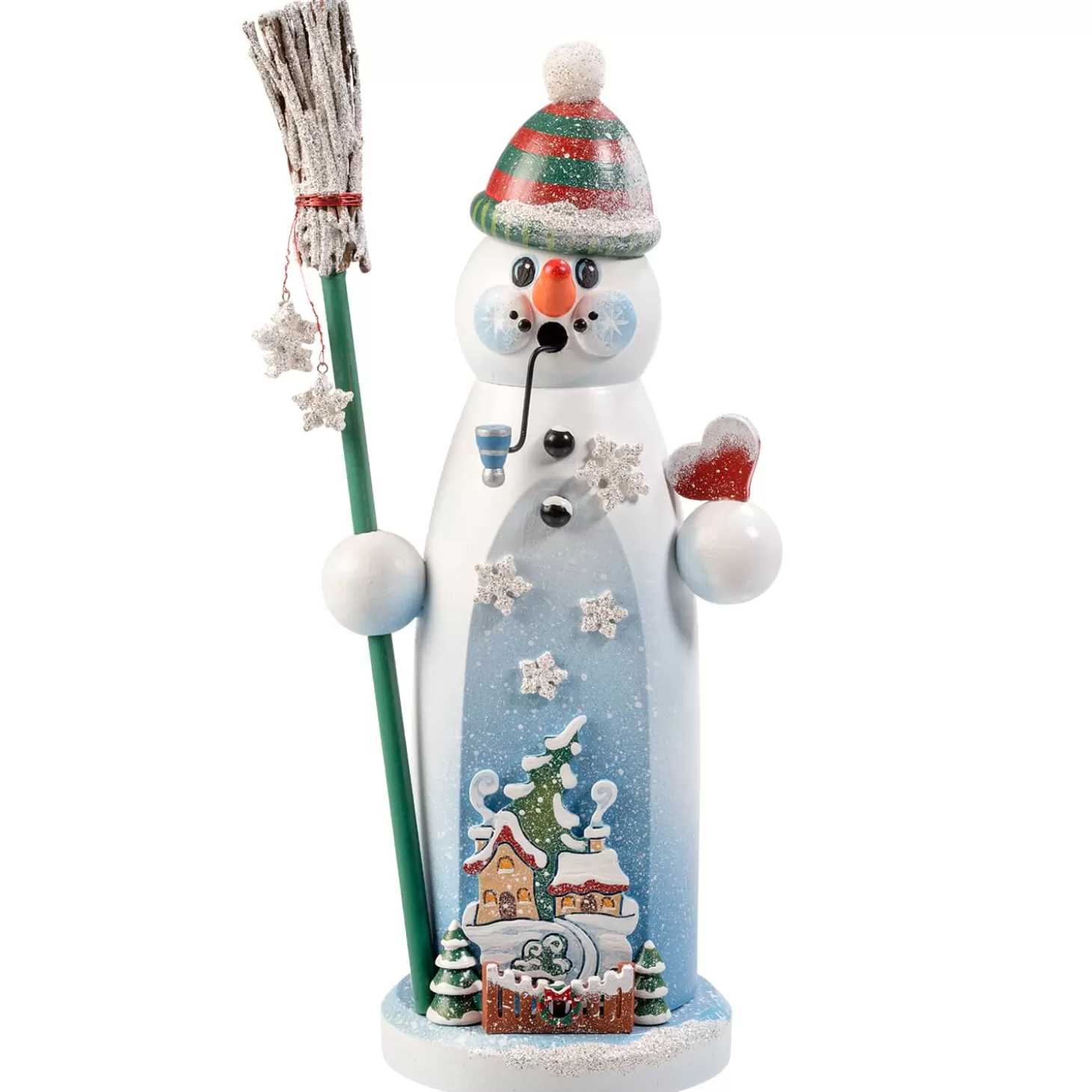 * Incense Smokers>Holzknoddl Snowman "Let It Snow", Incense Smoker