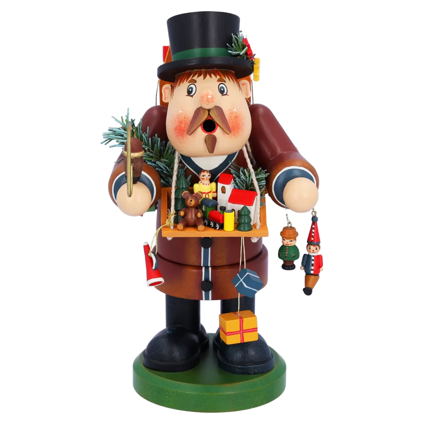 * Incense Smokers>Holzknoddl "Toy Peddler", Incense Smoker