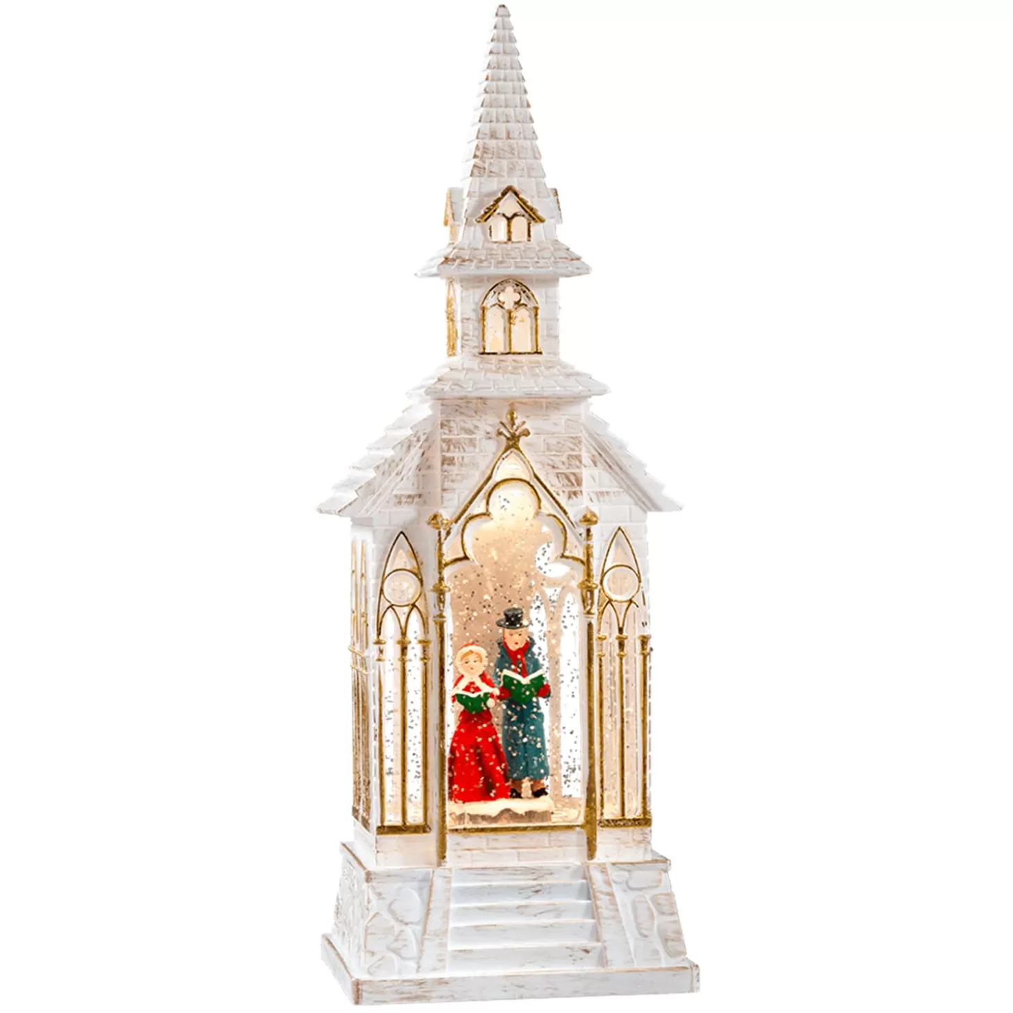 KONSTSMIDE Lanterns>Led Snow Lantern "Church", 33Cm