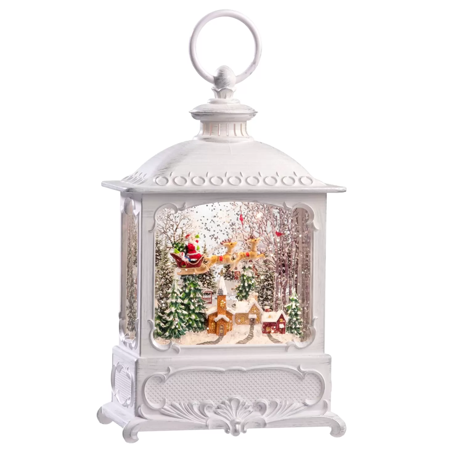 KONSTSMIDE Lanterns>Led Snow Lantern "Santa's Trip"