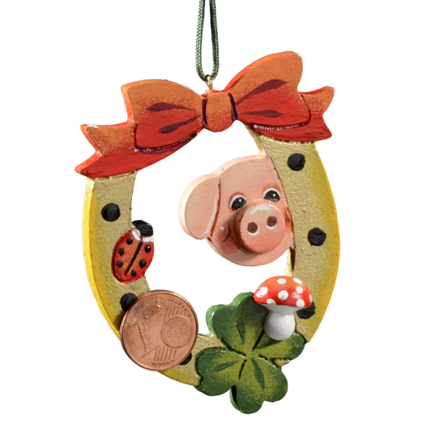 * Wood Tree Decorations>Lucky Horseshoe