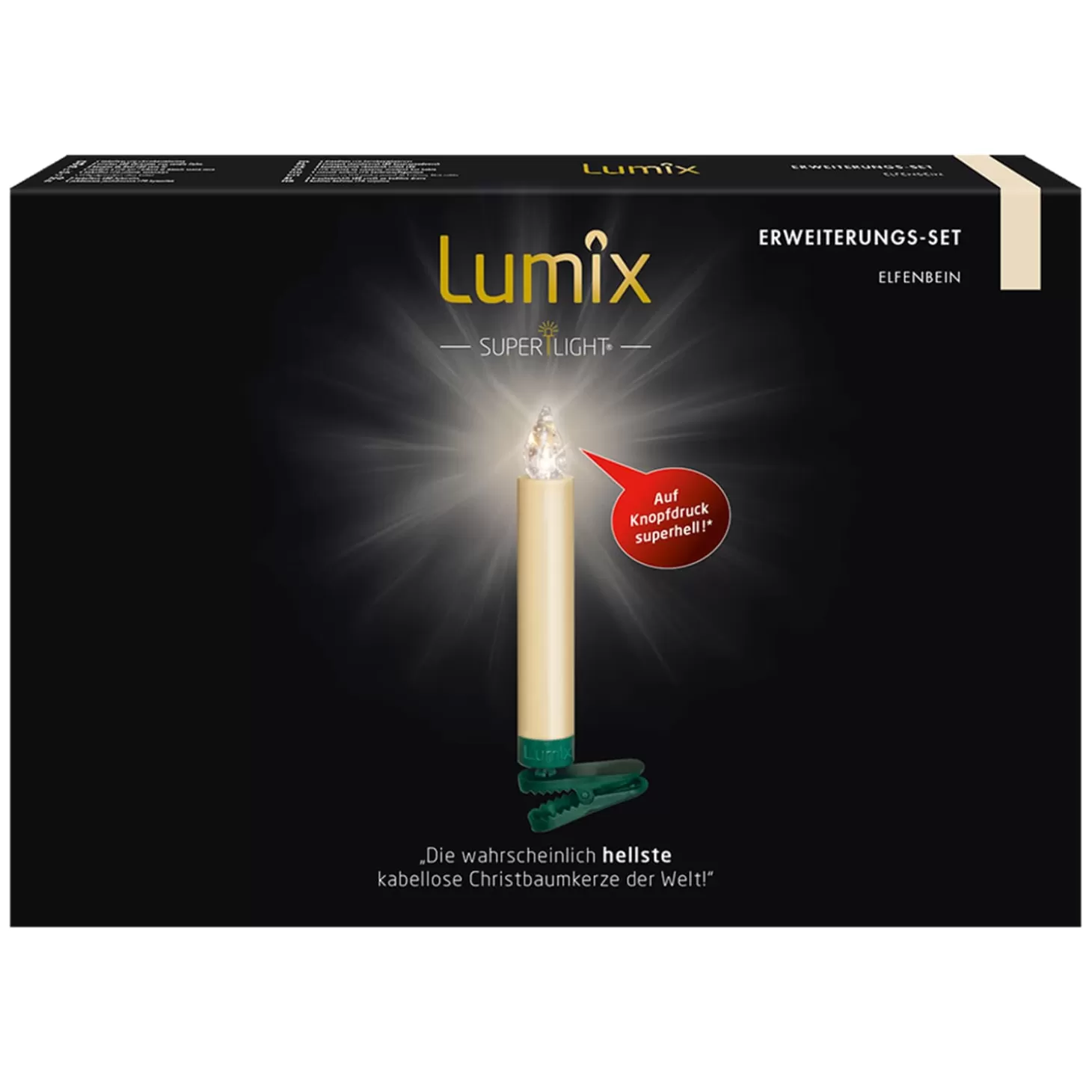 Krinner Outdoor Lights>Lumix Superlight 5 Candles Expansion Set In Ivory