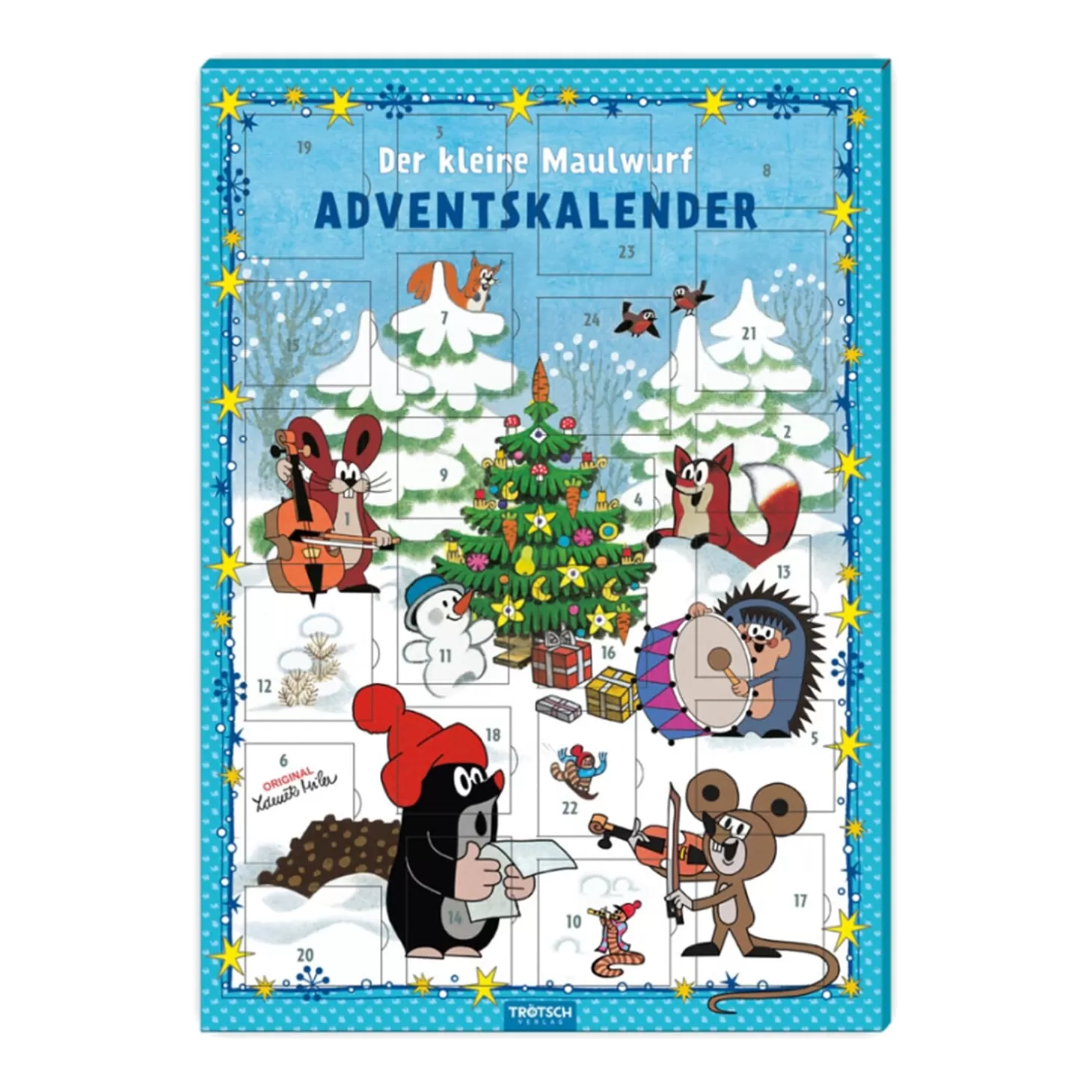 Trötsch Verlag The Little Mole "Kretek">Magnet Advent Calendar "The Little Mole"