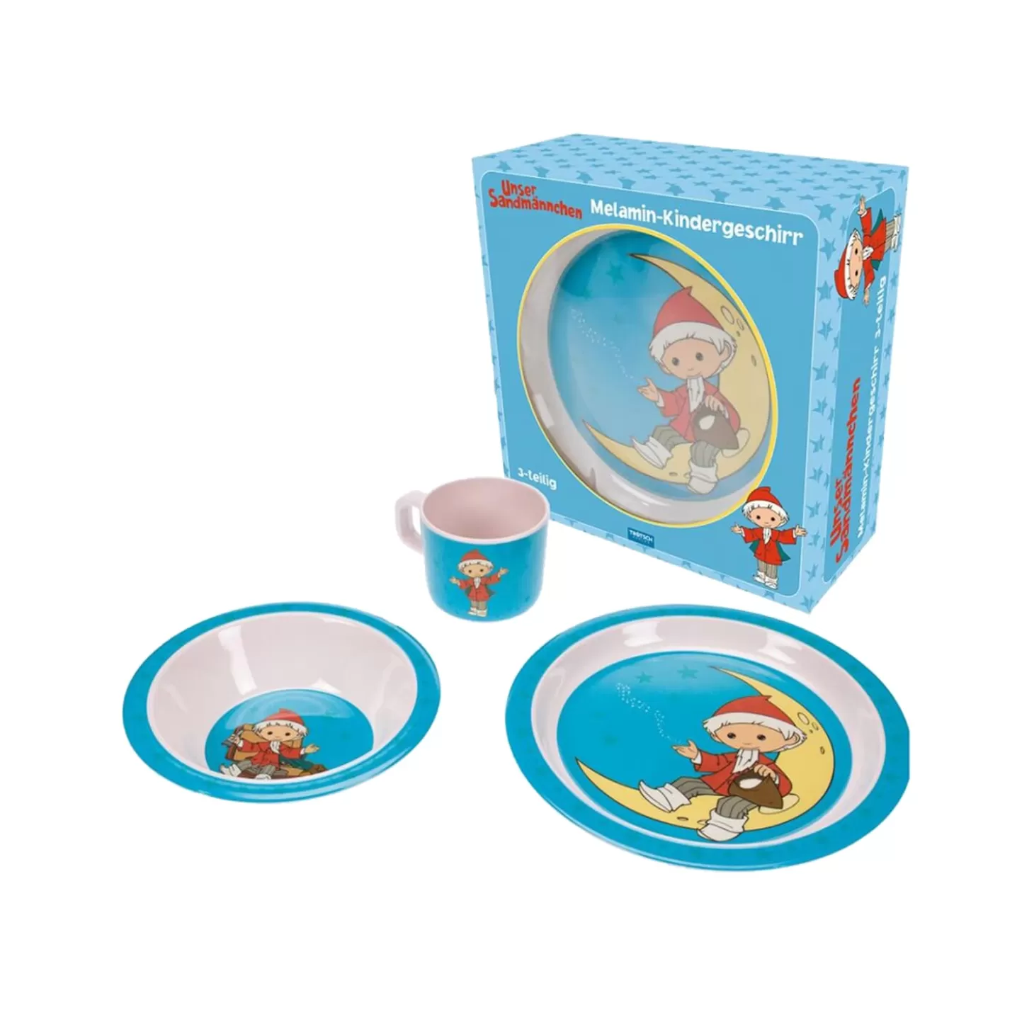 Trötsch Verlag Sandmannchen And His Friends>Melamine Children's Tableware Set "Our Sandmannchen"