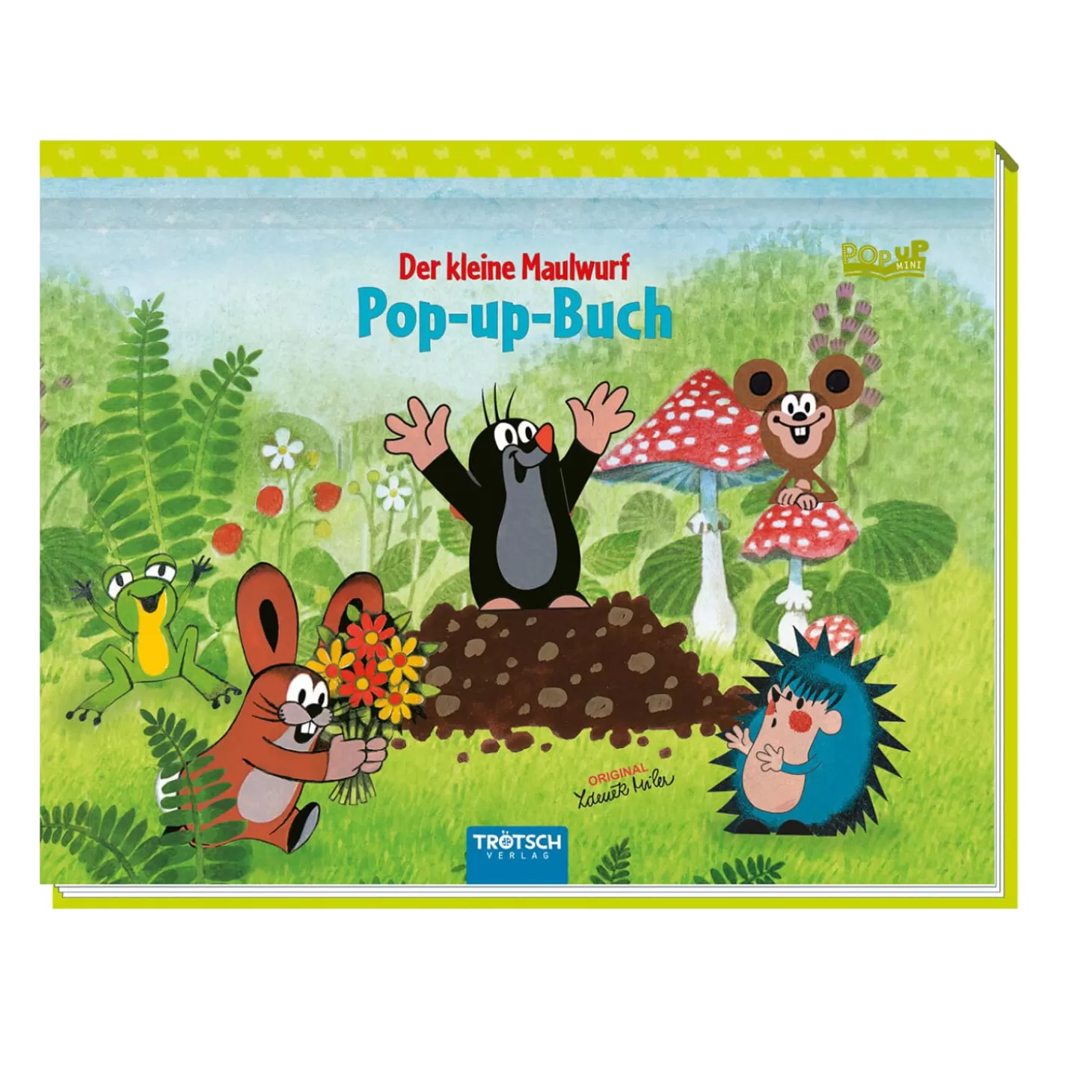 Trötsch Verlag The Little Mole "Kretek">Mini Pop Up Book Mole