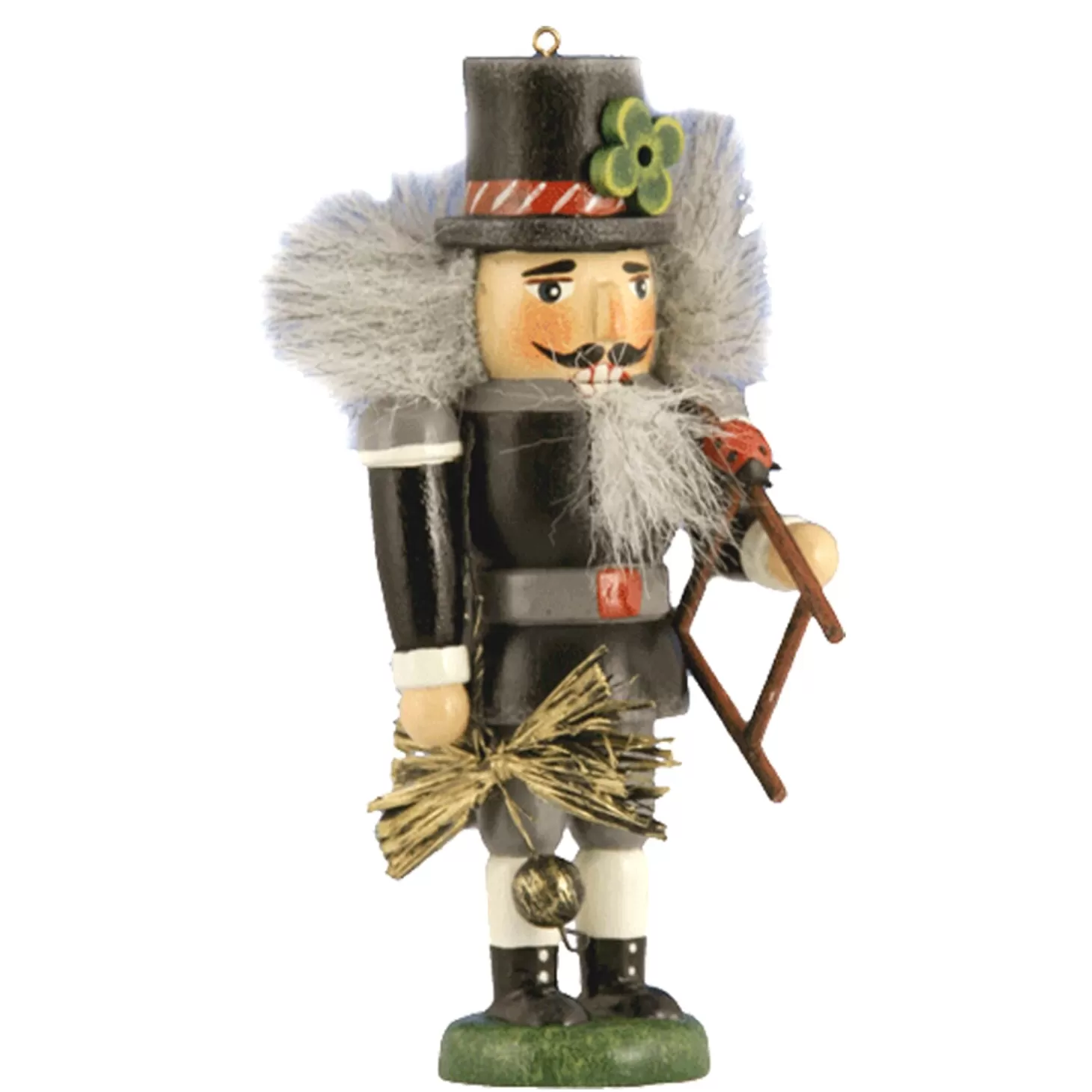 * Wood Tree Decorations>Miniknackl "Chimney Sweep", 3.7Inch