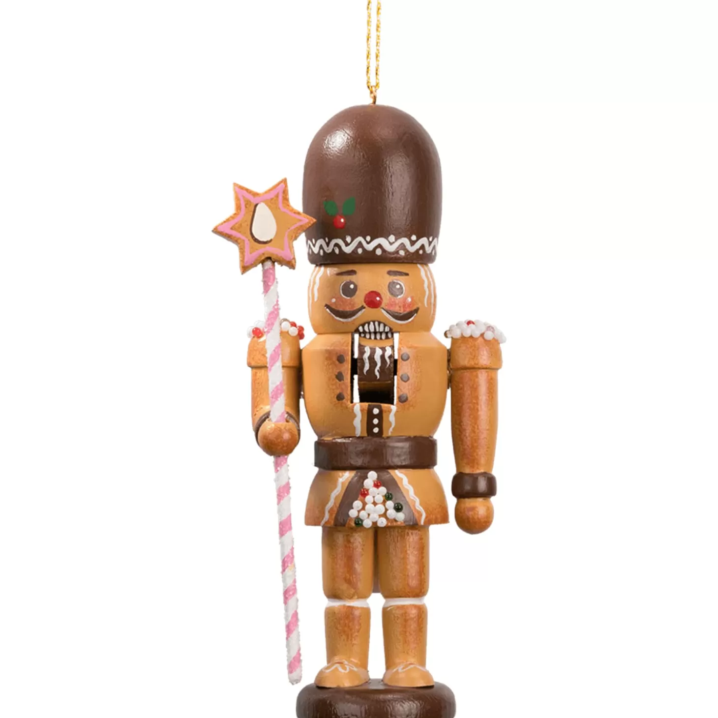 * Wood Tree Decorations>Miniknackl "Gingerbread Man", 4.3 Inch