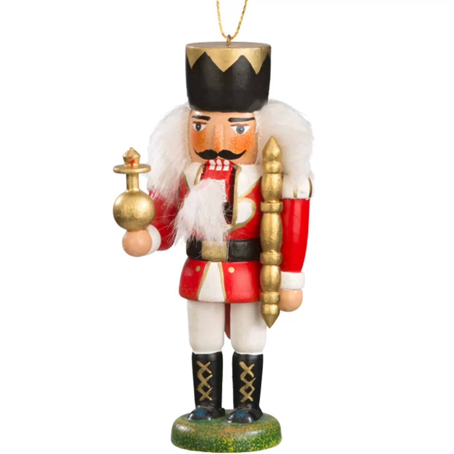 * Wood Tree Decorations>Miniknackl "King", 3.74 Inch