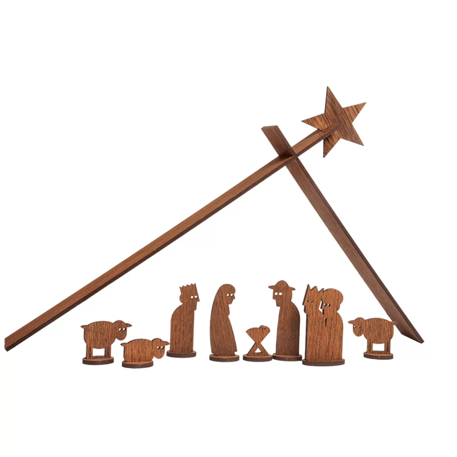 designimdorf Nativity Scenes>Modern Nativity Scene, 11 Pieces