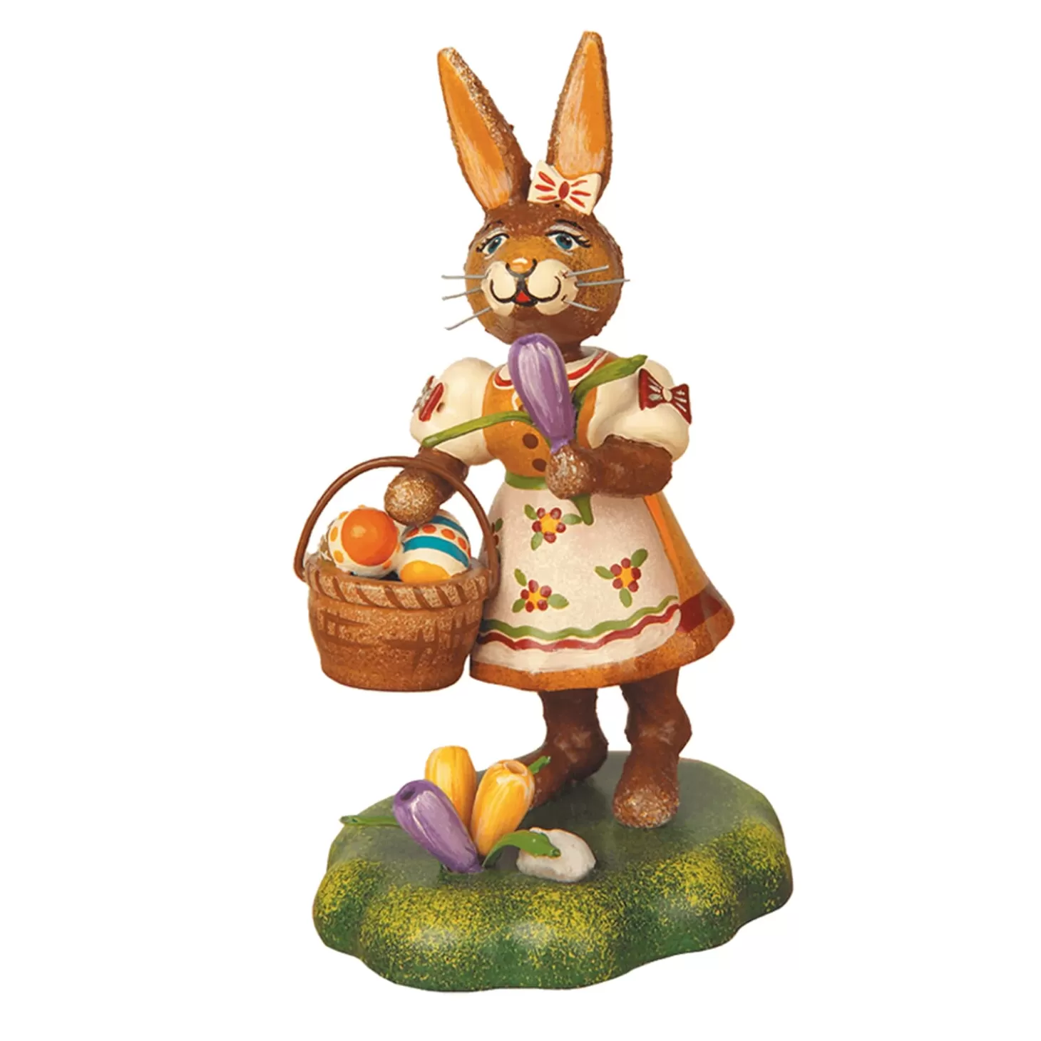 Hubrig Volkskunst Hubrig Miniatures>Mother Rabbit With Crocus