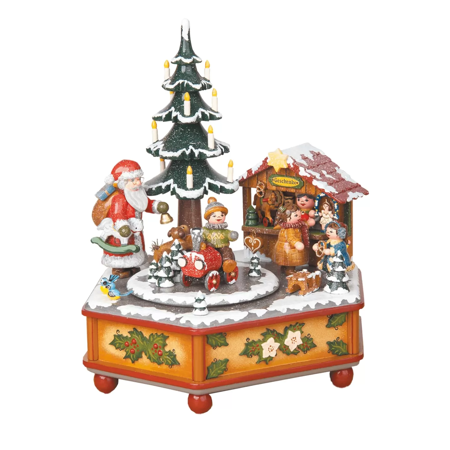 Hubrig Volkskunst Hubrig Miniatures>Music Box "Christmas Time"