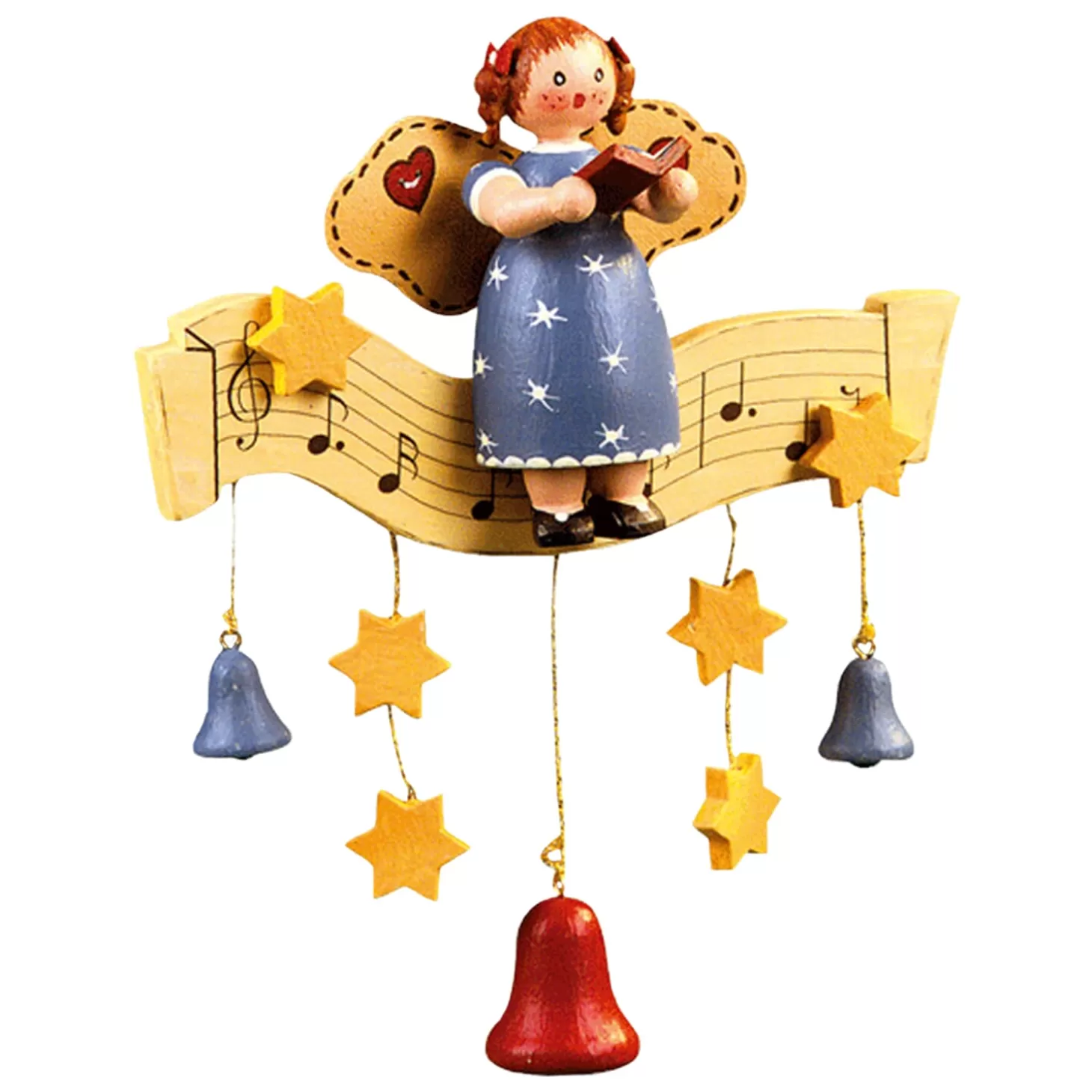 * Wood Tree Decorations>Musical Angel