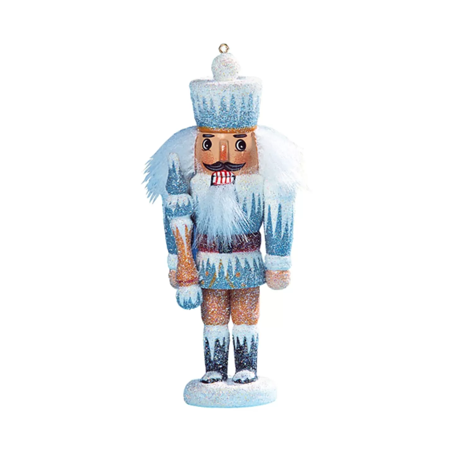 * Wood Tree Decorations>Nutcracker "Frosty"