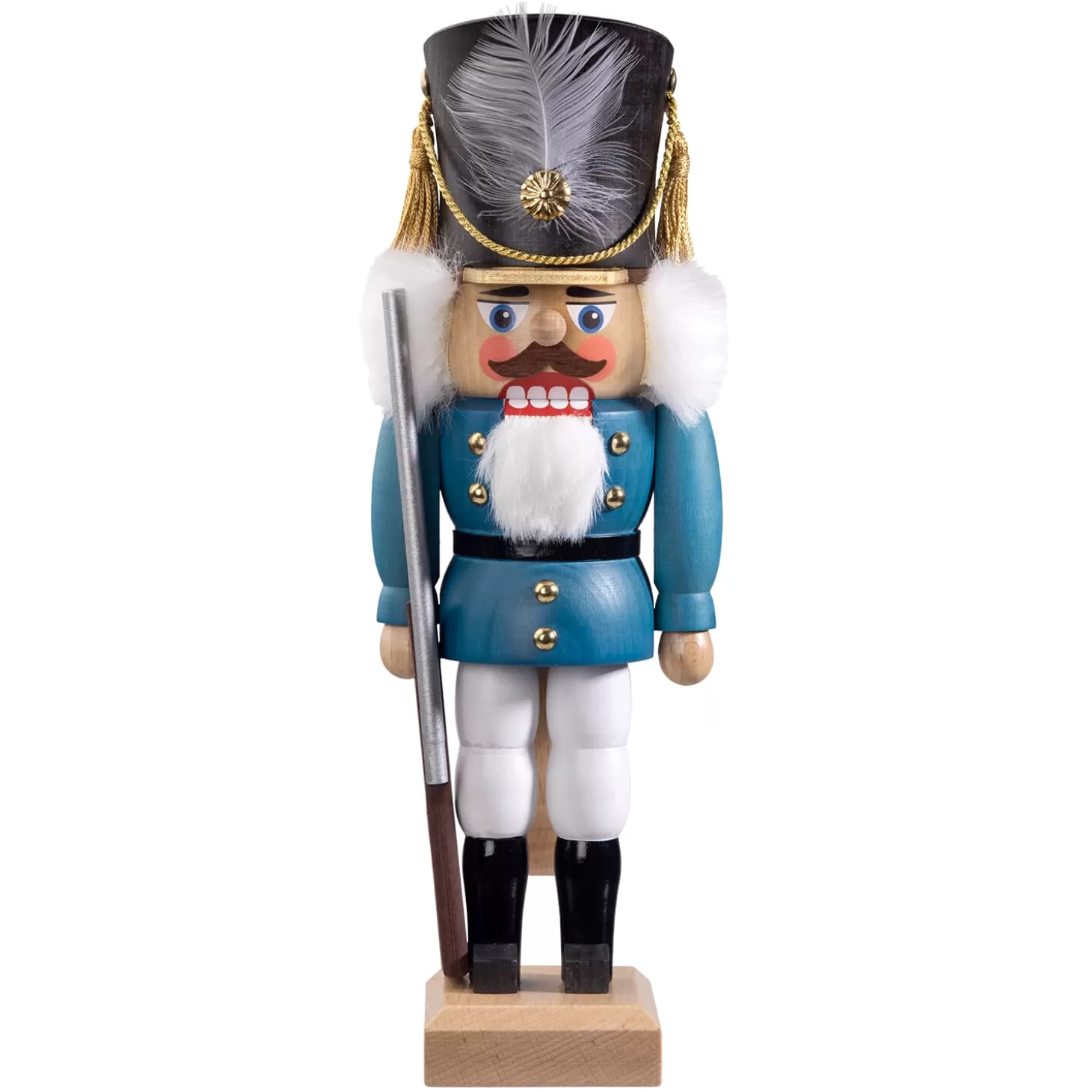 HODREWA Nutcrackers>Nutcracker "Guards Soldier", Blue, 11.8 Inch