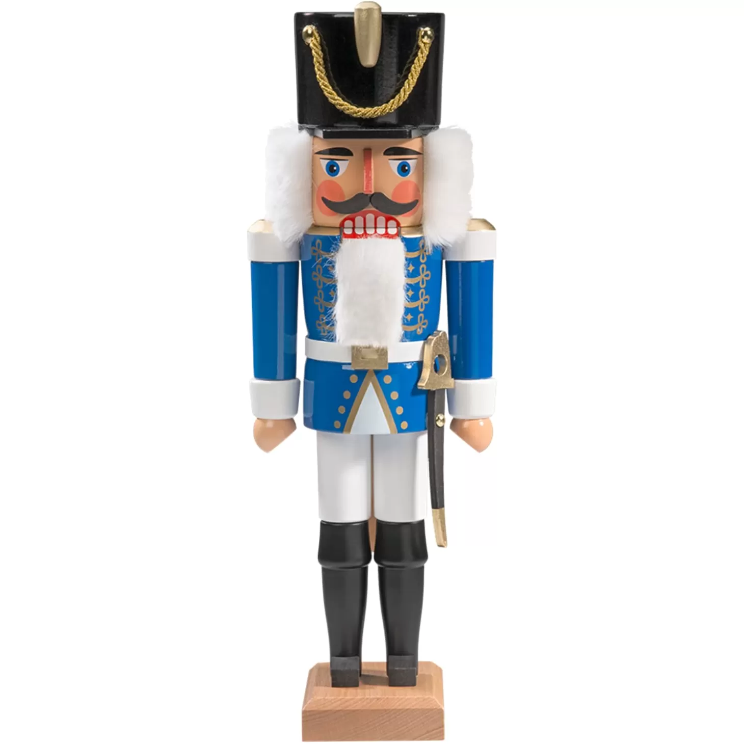 HODREWA Nutcrackers>Nutcracker "Hussar" Blue, 14.2 Inch