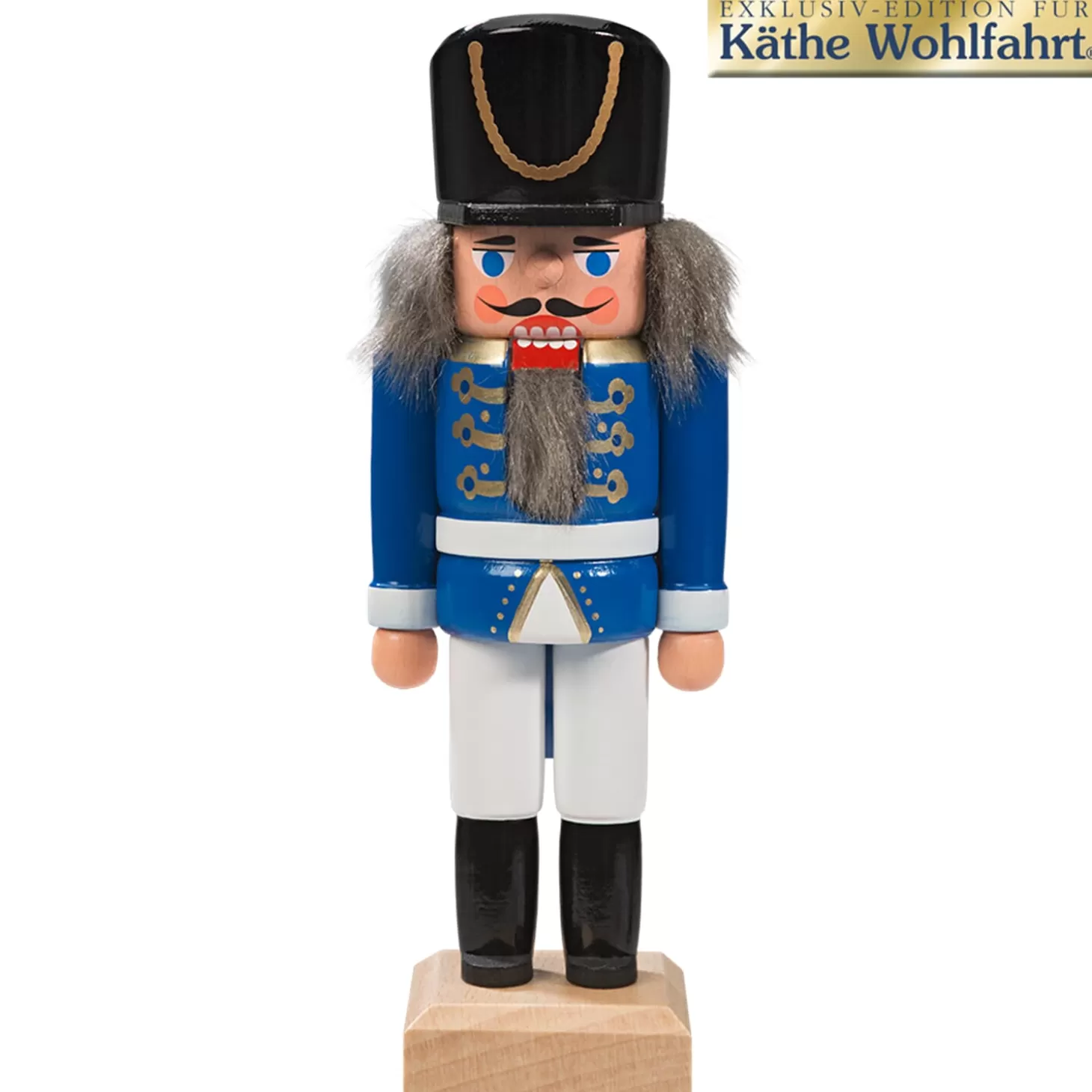 HODREWA Nutcrackers>Nutcracker "Hussar" Blue, 5.7 Inch