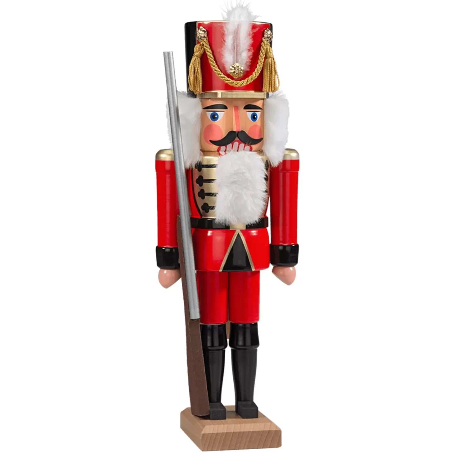 HODREWA Nutcrackers>Nutcracker "Hussar" Red, 14.2 Inch