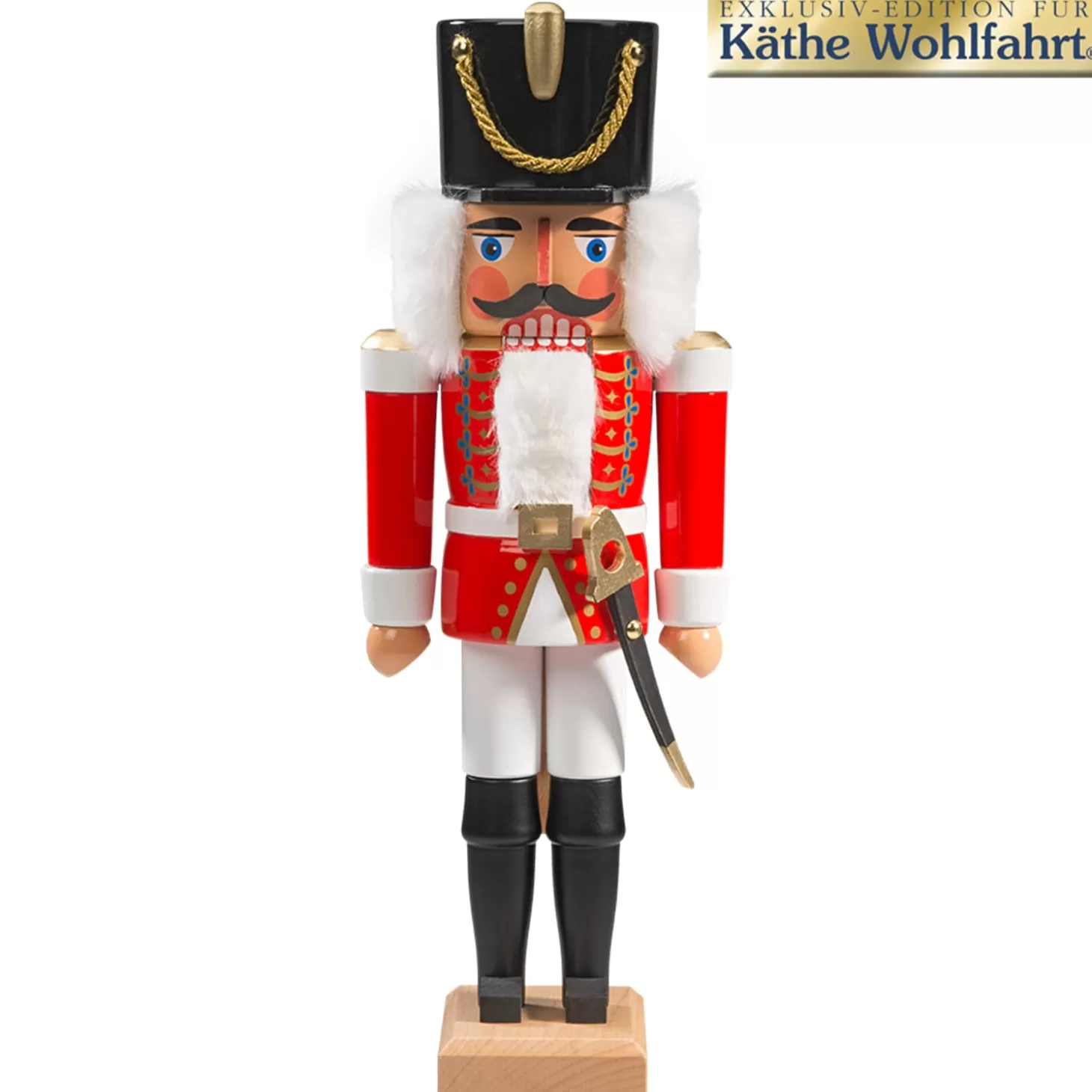 HODREWA Nutcrackers>Nutcracker "Hussar" Red, 14.2 Inch