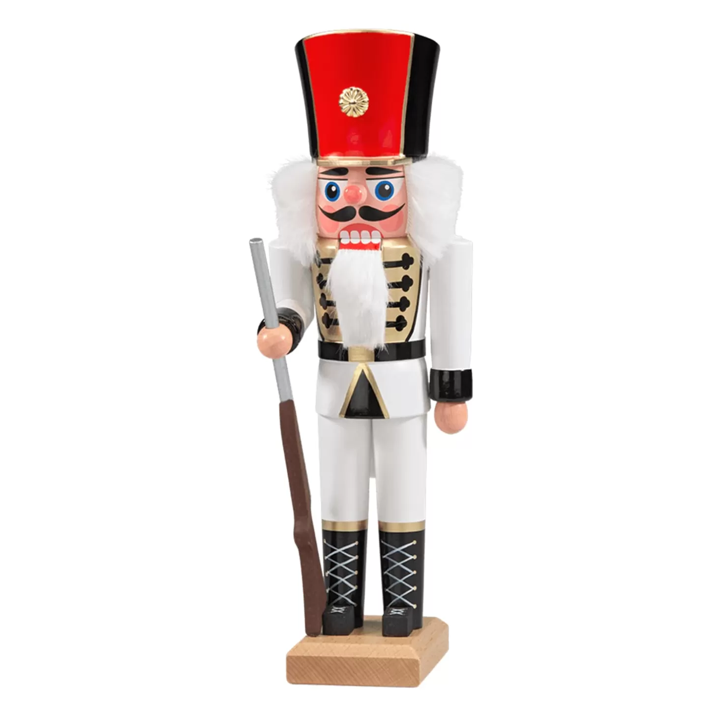 HODREWA Nutcrackers>Nutcracker, "Hussar" White, 11.4 Inch