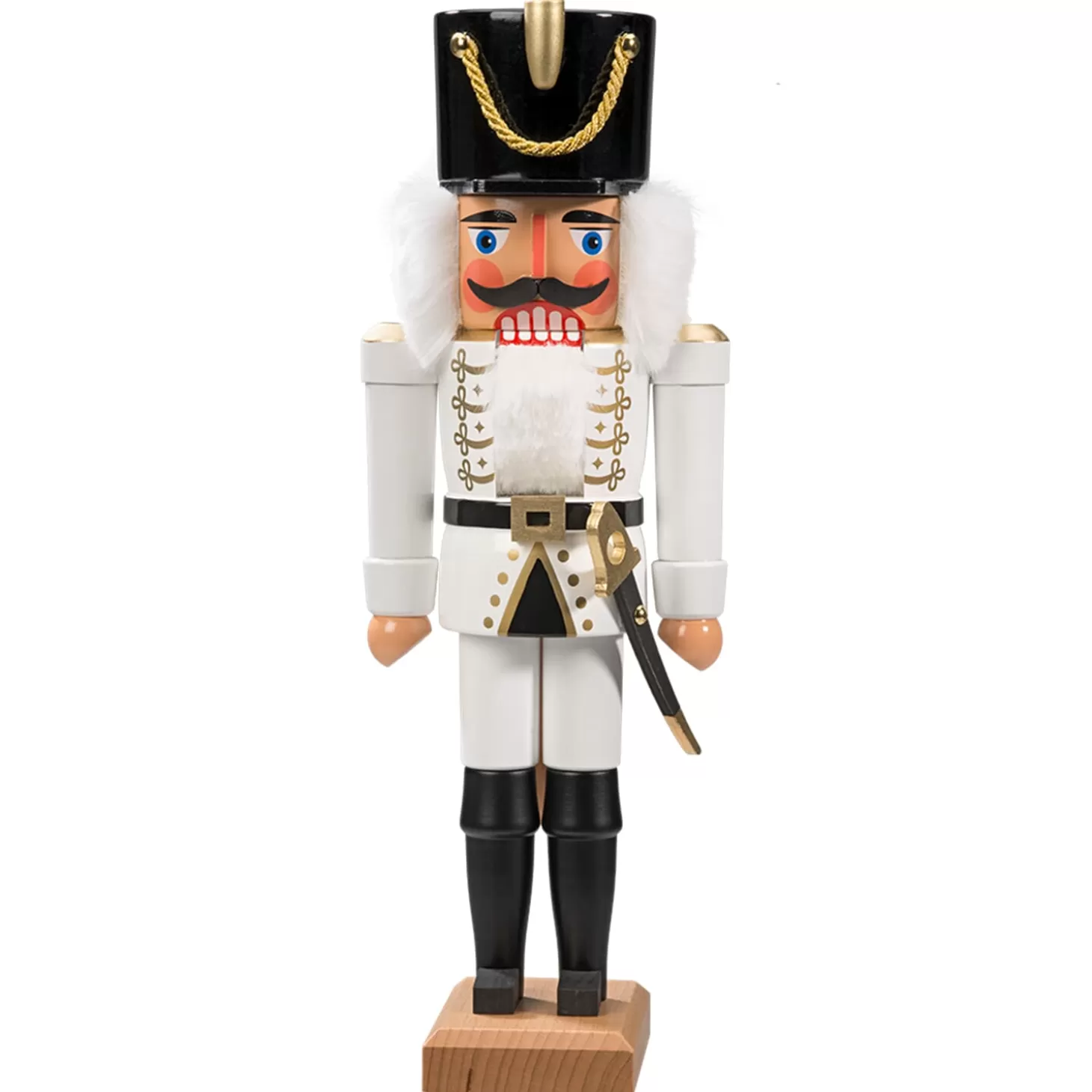 HODREWA Nutcrackers>Nutcracker "Hussar" White, 14.2 Inch