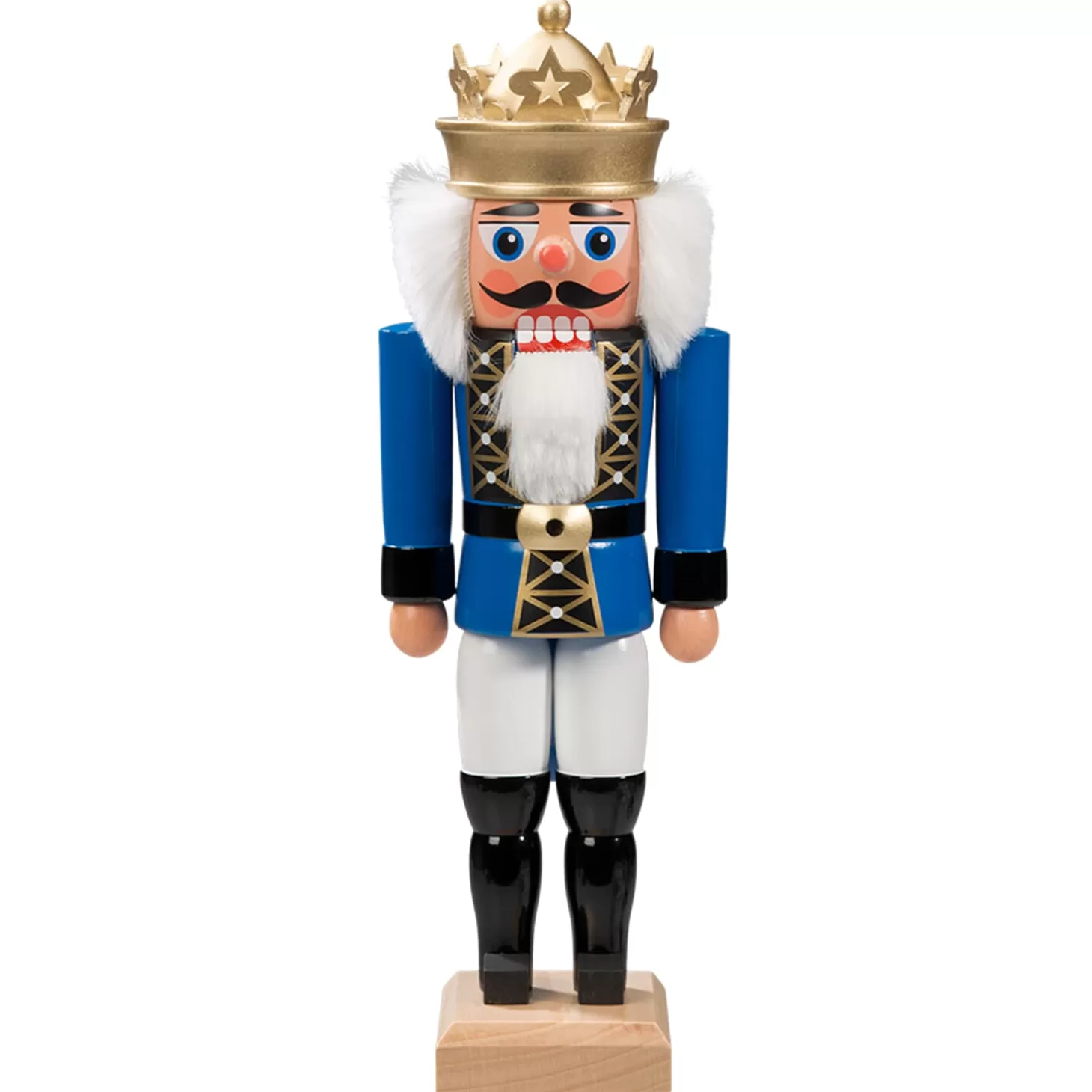 HODREWA Nutcrackers>Nutcracker "King" Blue, 10.6 Inch