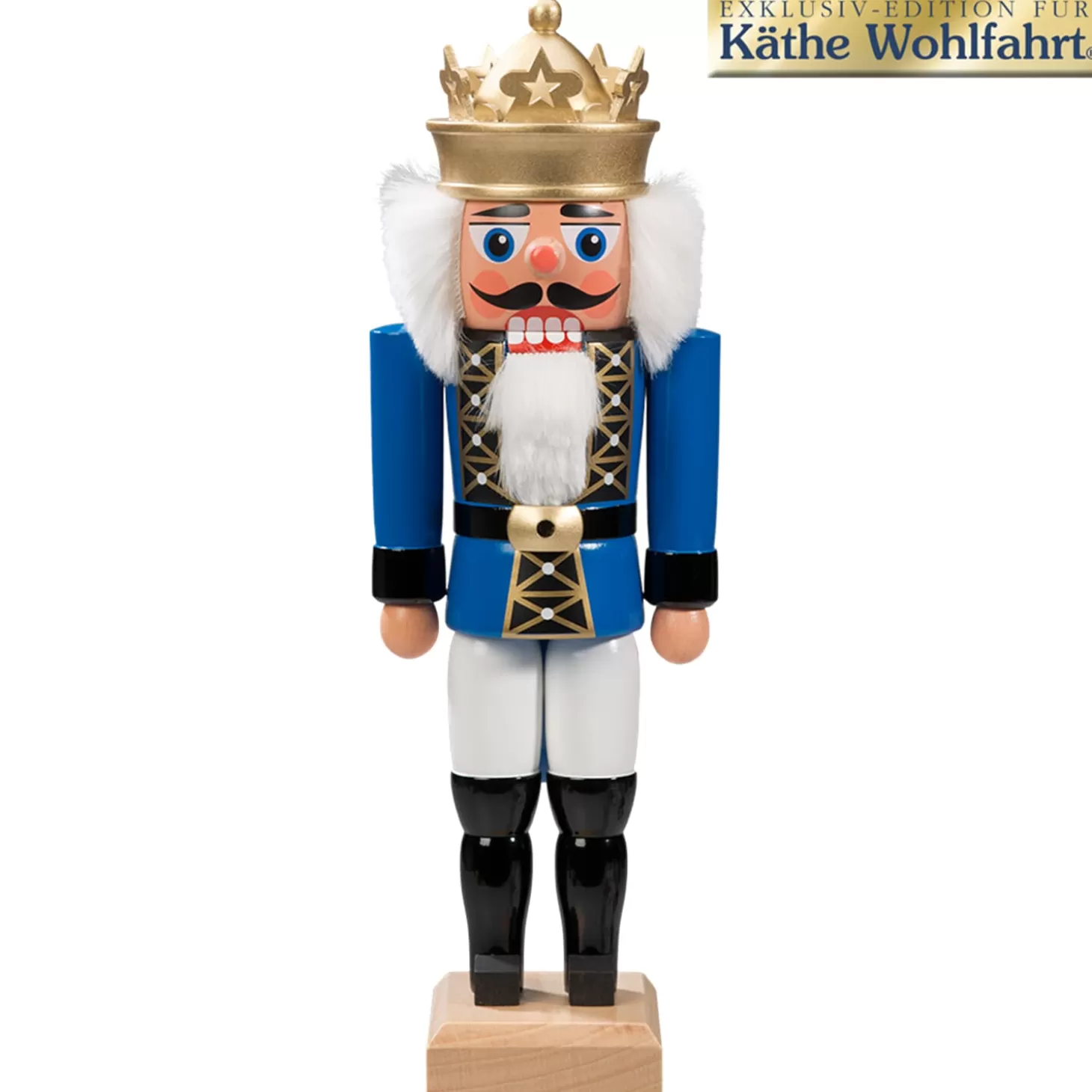 HODREWA Nutcrackers>Nutcracker "King" Blue, 10.6 Inch